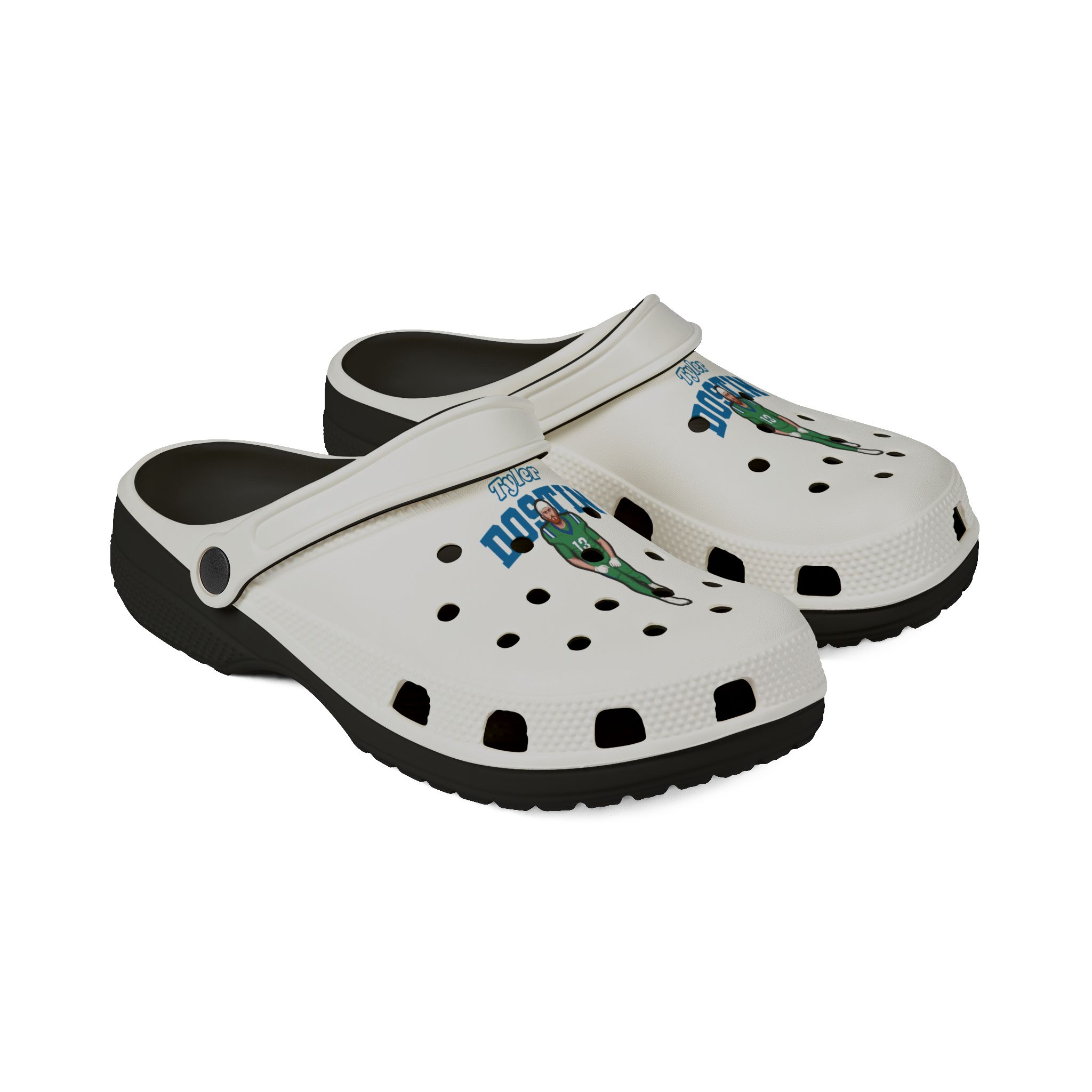Rubber Clogs — character_name_arch in Black