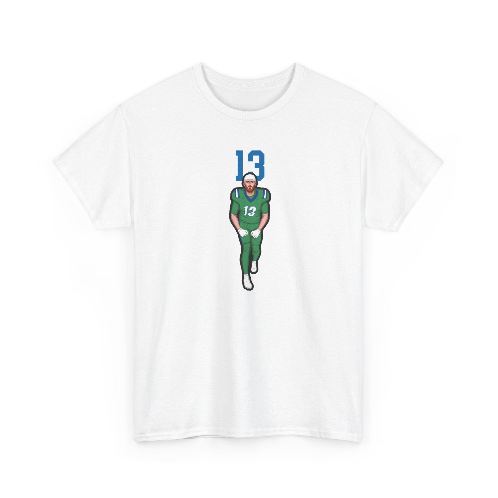 Tee — character_number_top in White
