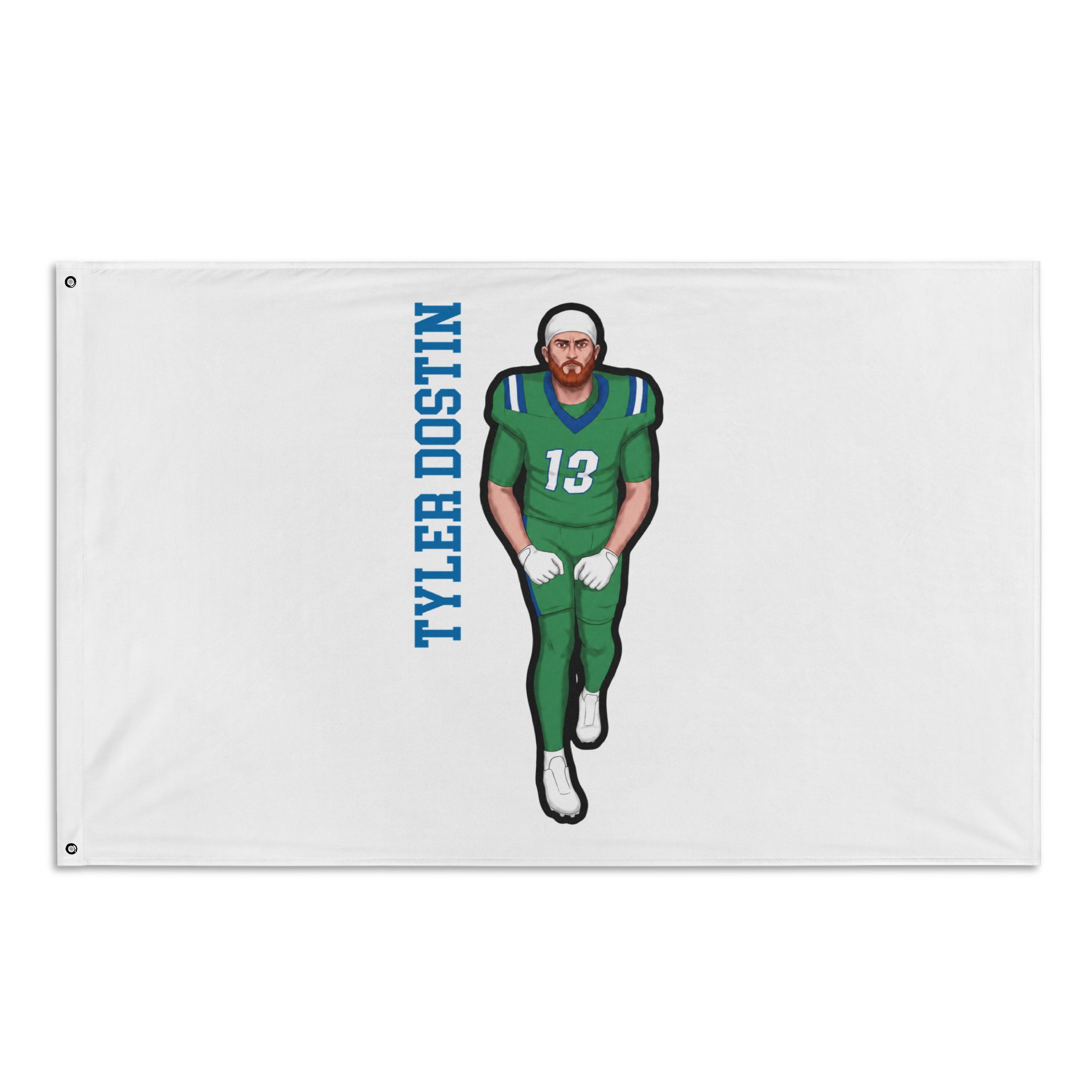 Flag (35 × 56 in) — character_name_vertical in Classic