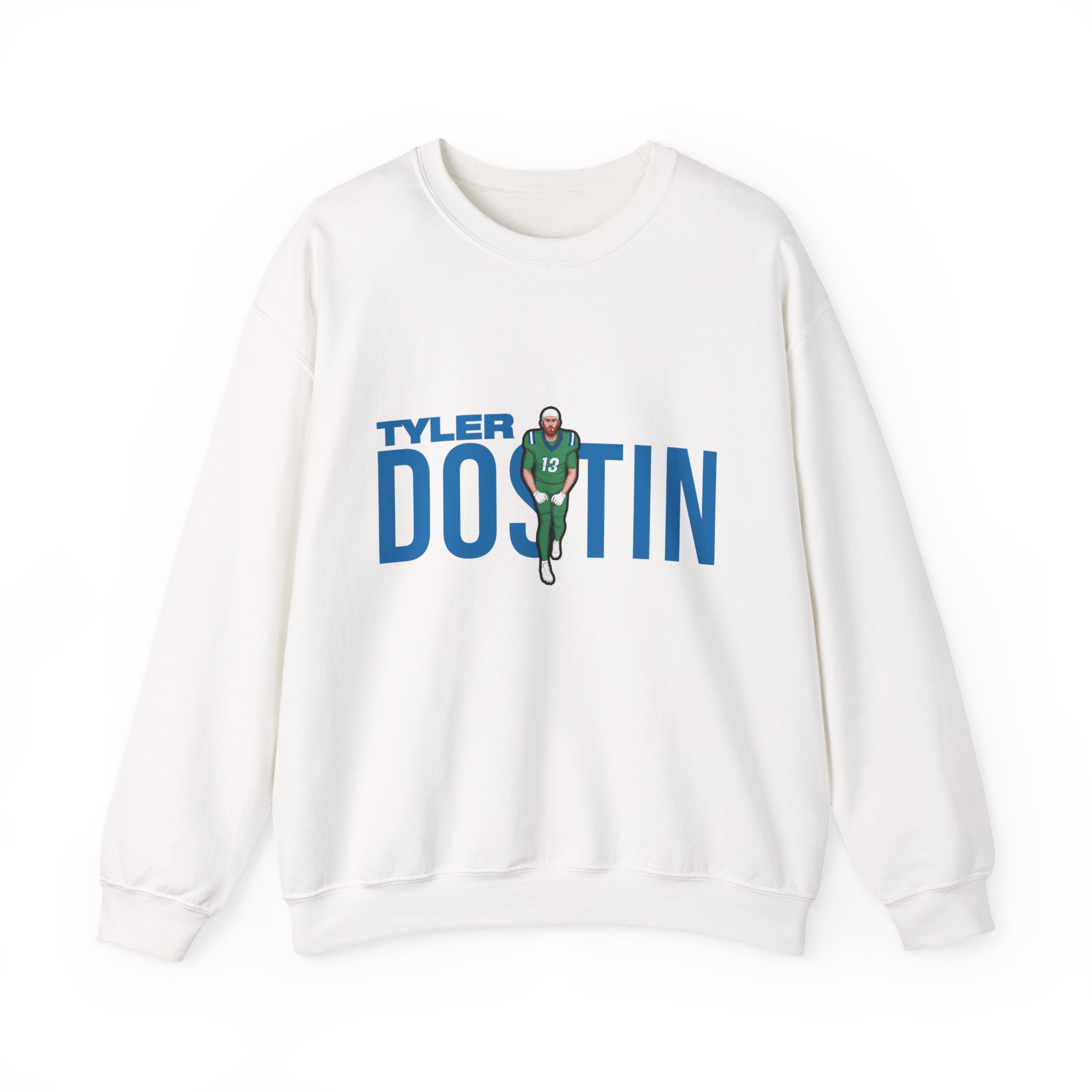 Crewneck Sweatshirt — character_player_name in White