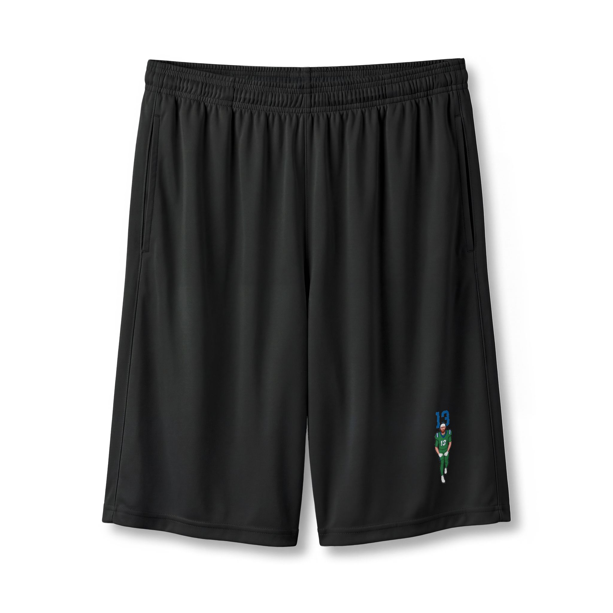 Shorts — character_number_top in Black