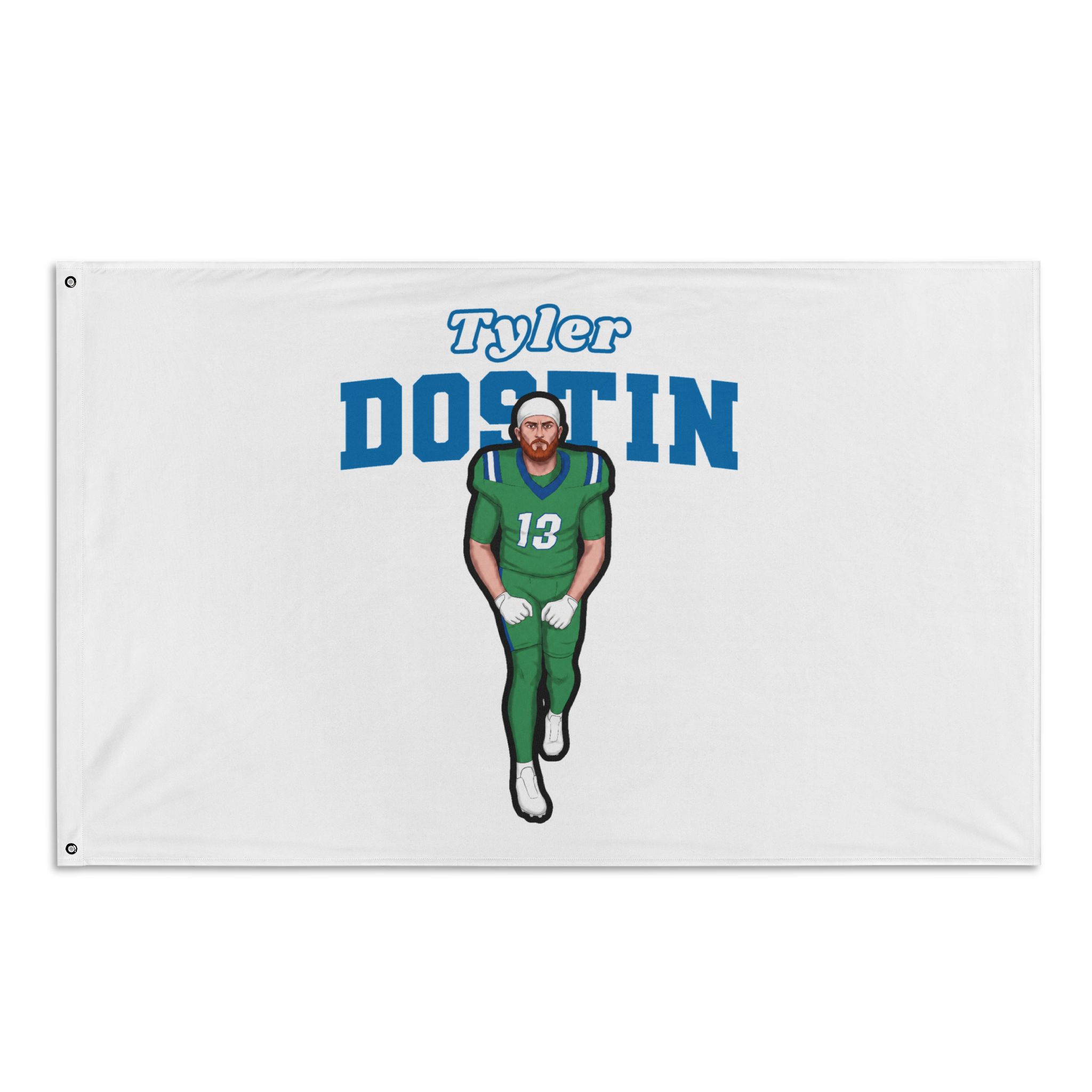 Flag (35 × 56 in) — character_name_arch in Classic