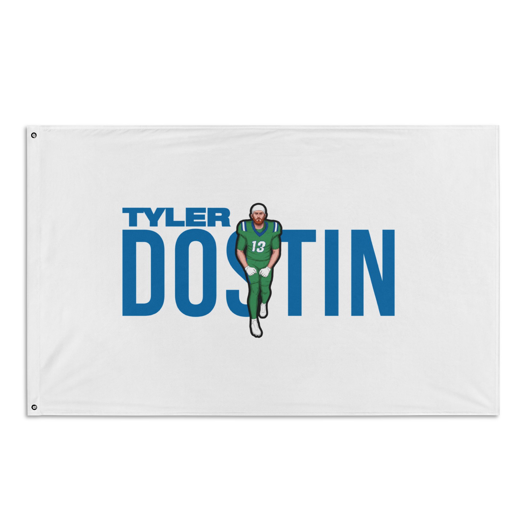 Flag (35 × 56 in) — character_player_name in Classic