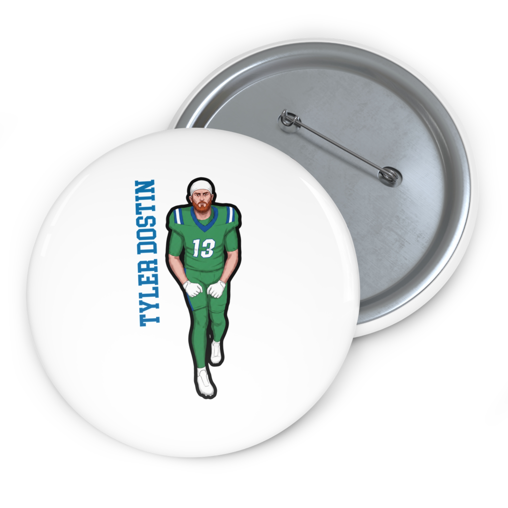 Game Day Pin — character_name_vertical in Classic