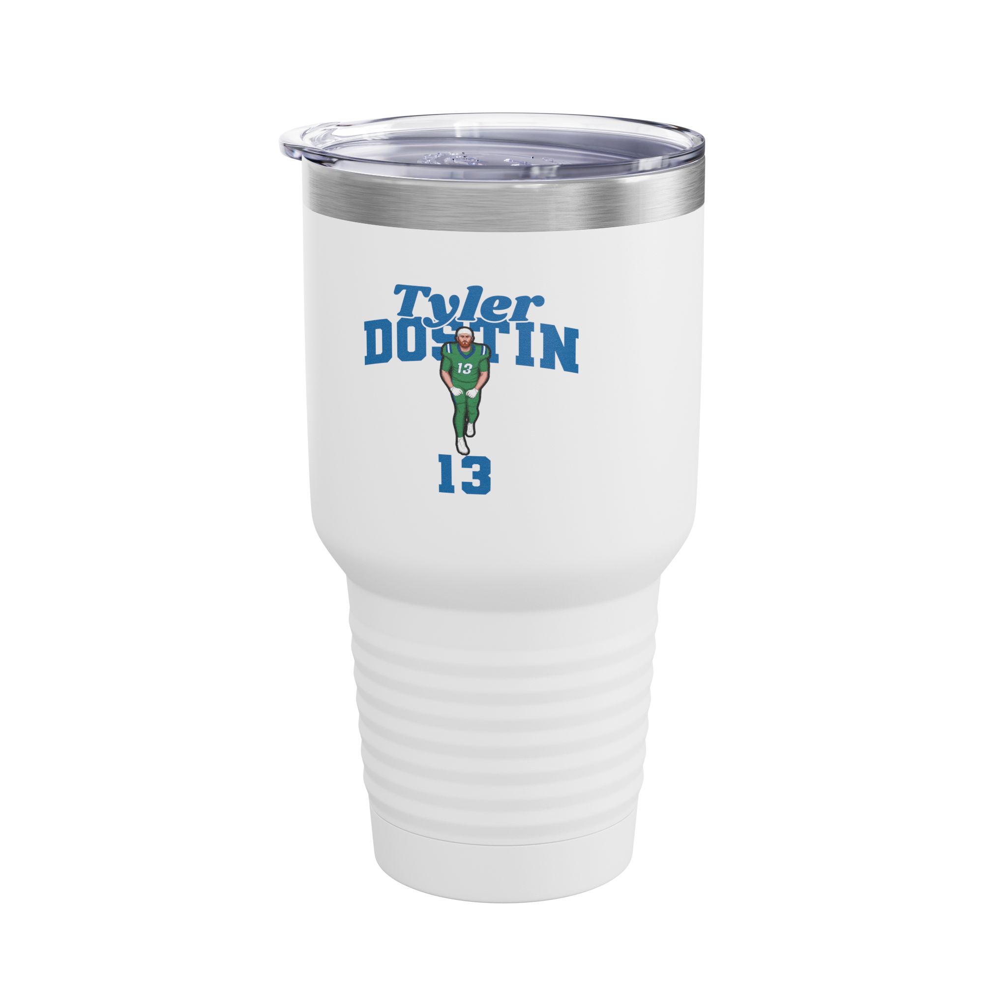 30oz Tumbler — character_signature_arch in White