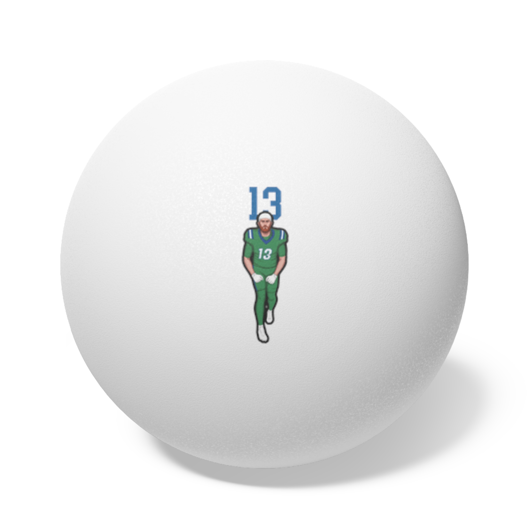 Ping Pong Balls, 6 pcs — character_number_top in White