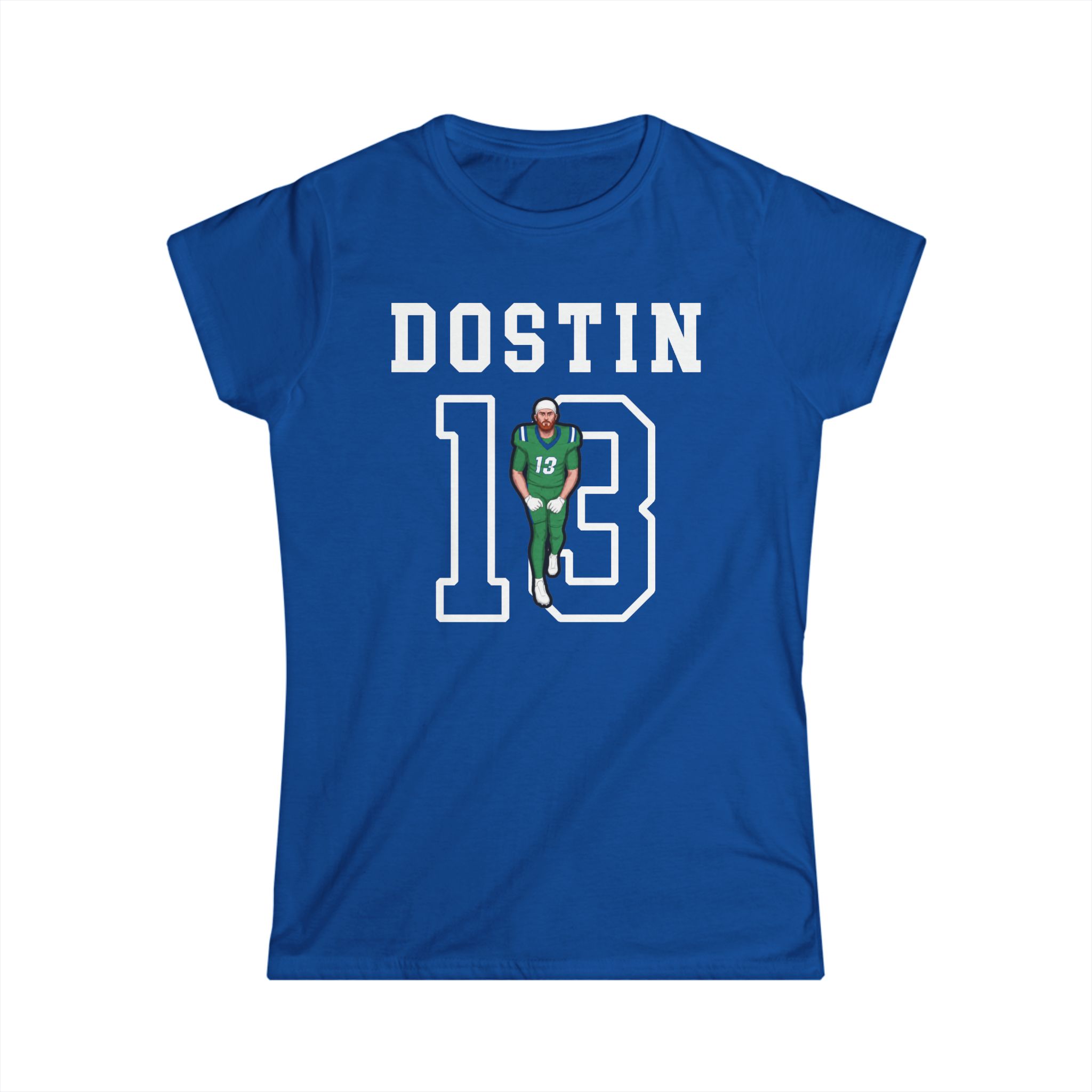 Women's Softstyle Tee — character_shirsey in Royal