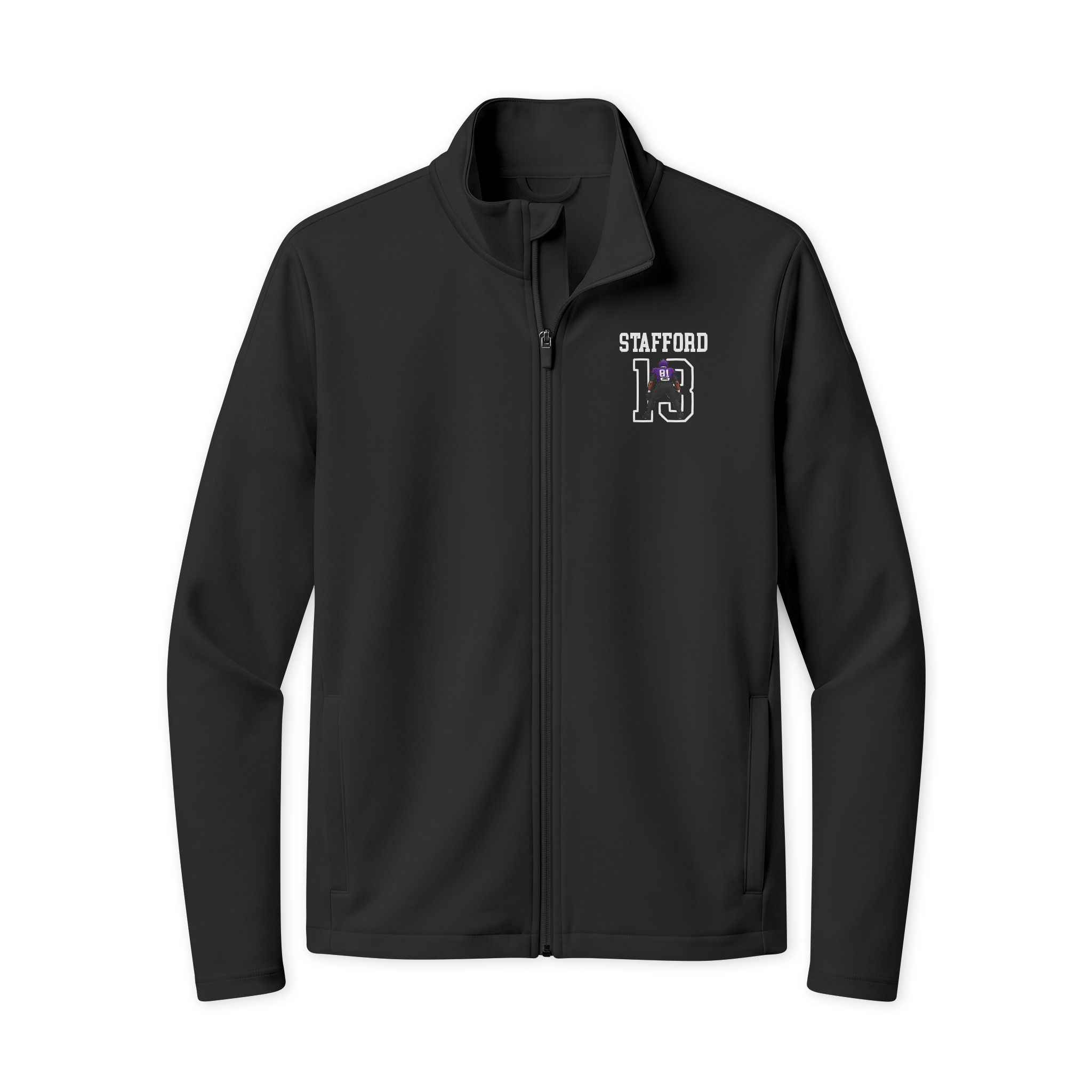 Travel Full-Zip Jacket — character_shirsey in Black/ Black