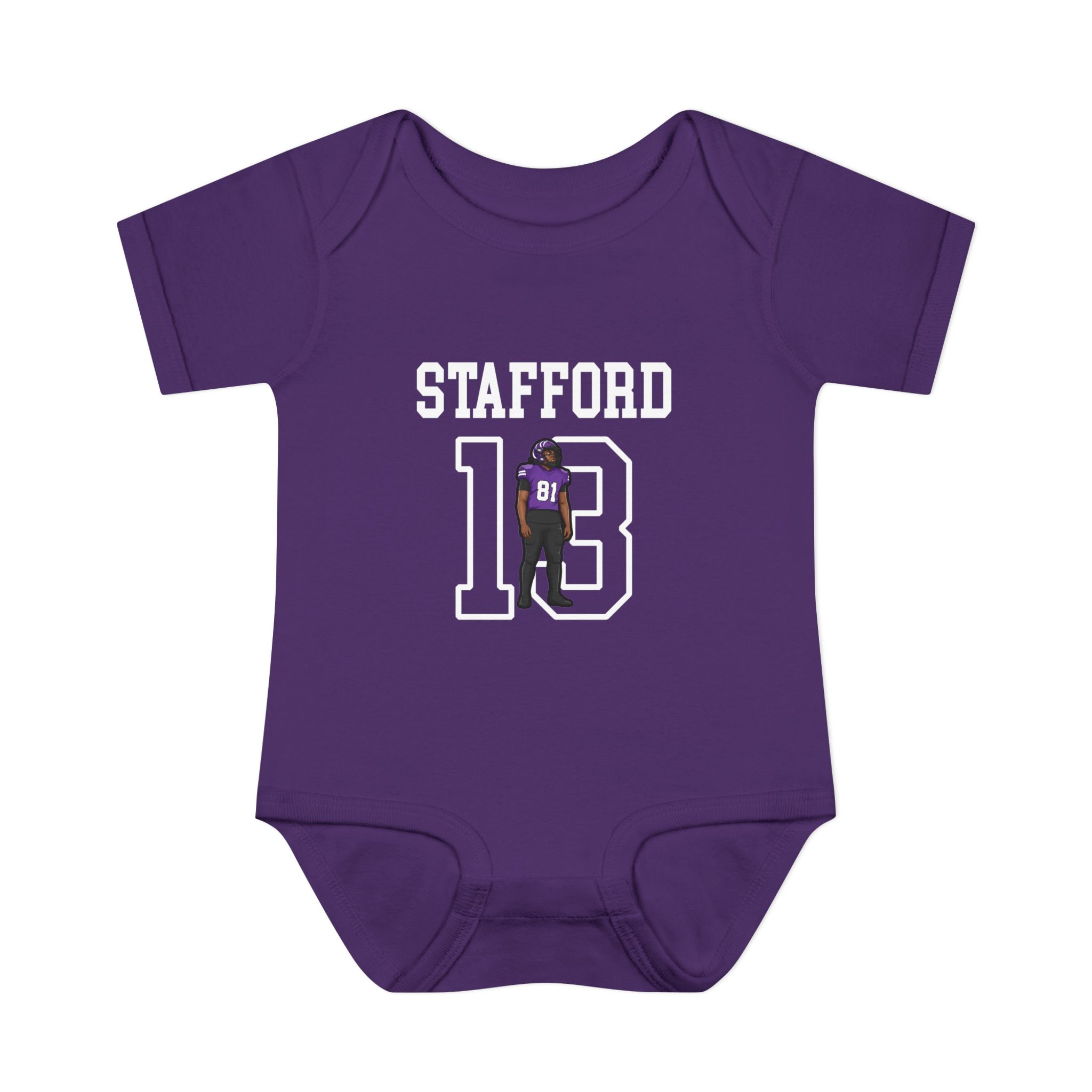 Baby Onesie — character_shirsey in Purple