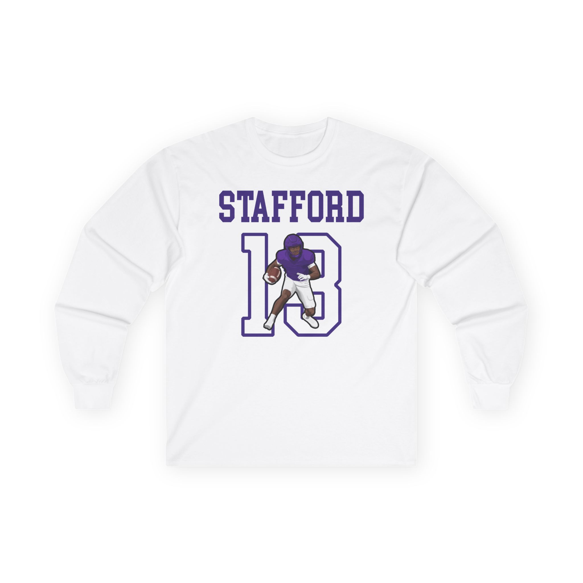 Long Sleeve Tee — character_shirsey in White
