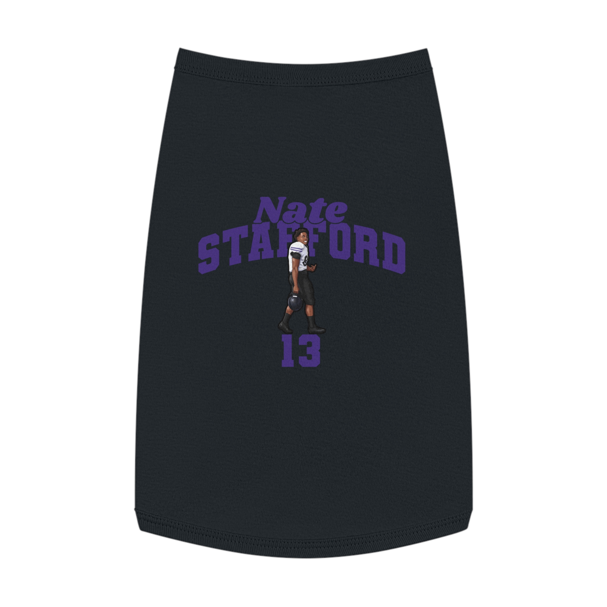Pet Tank Top — character_signature_arch in Black