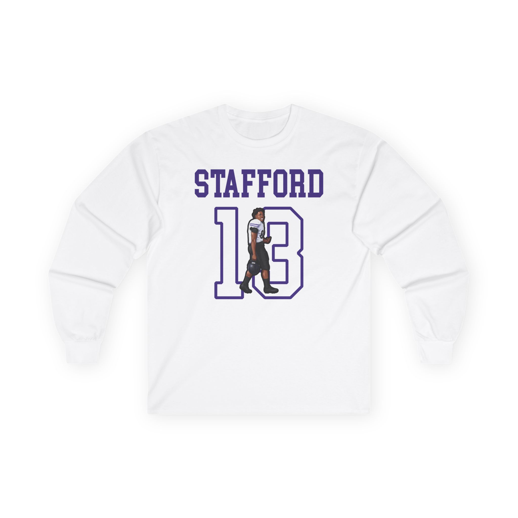 Long Sleeve Tee — character_shirsey in White