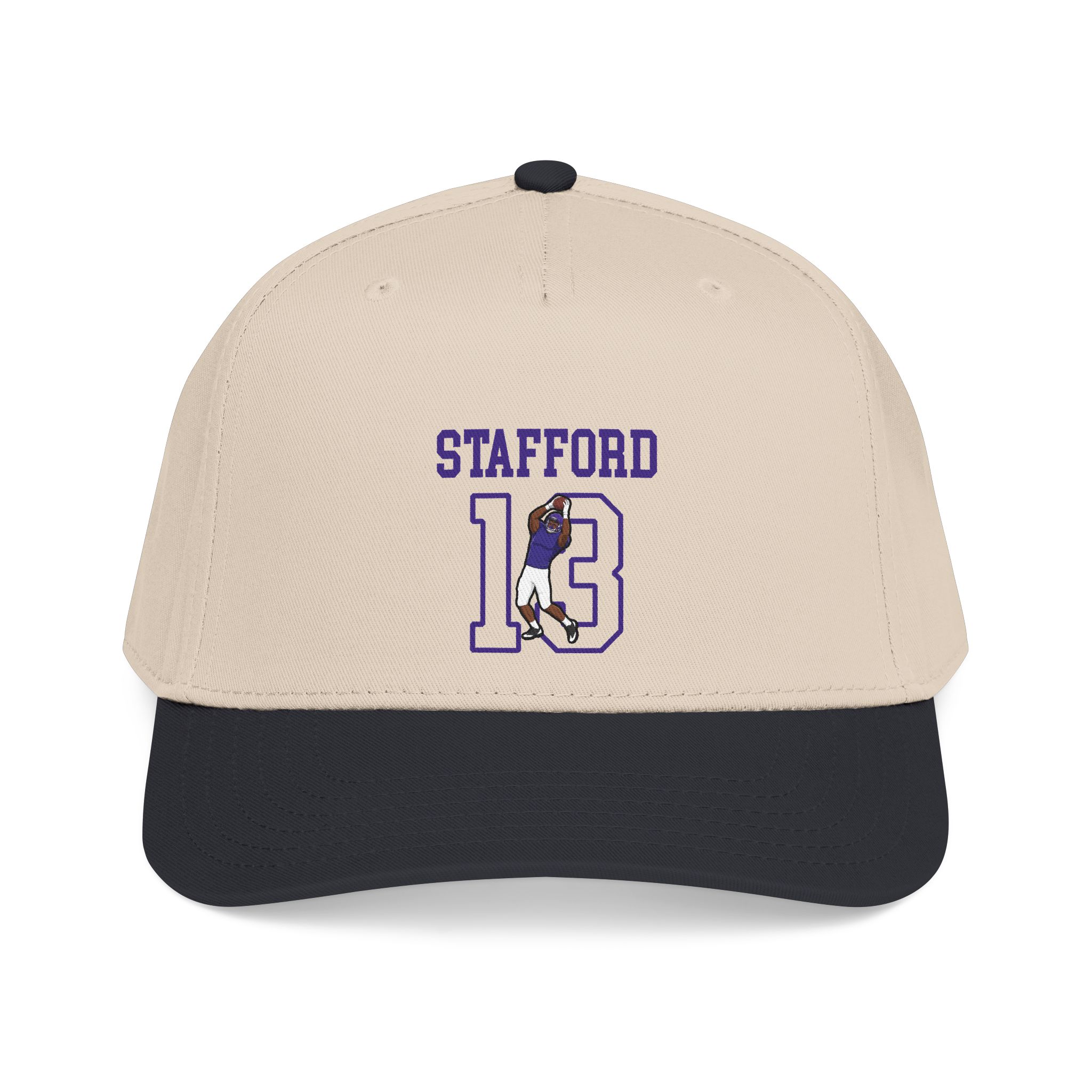 Baseball Cap — character_shirsey in Black / Natural