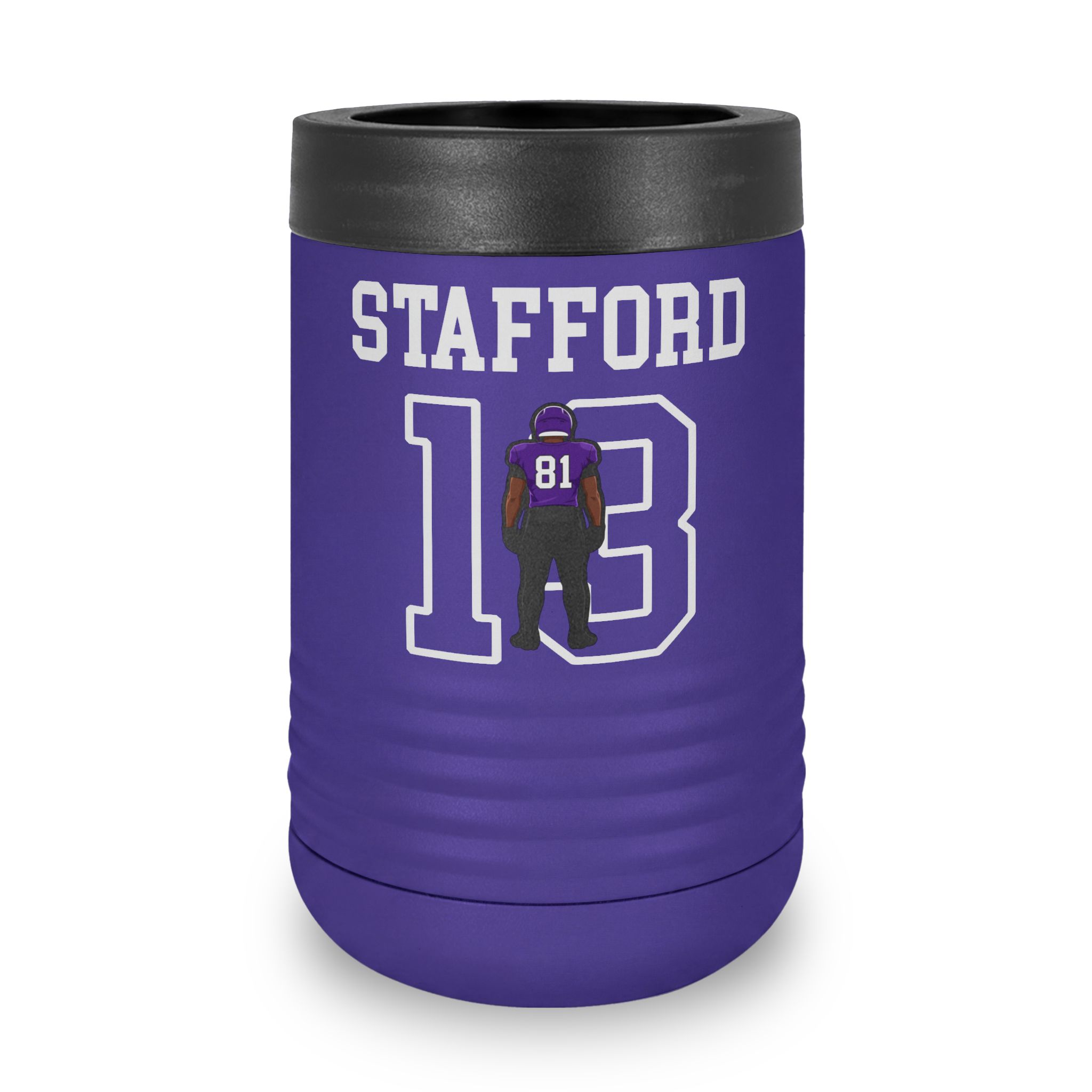 Stainless Can Cooler — character_shirsey in Purple