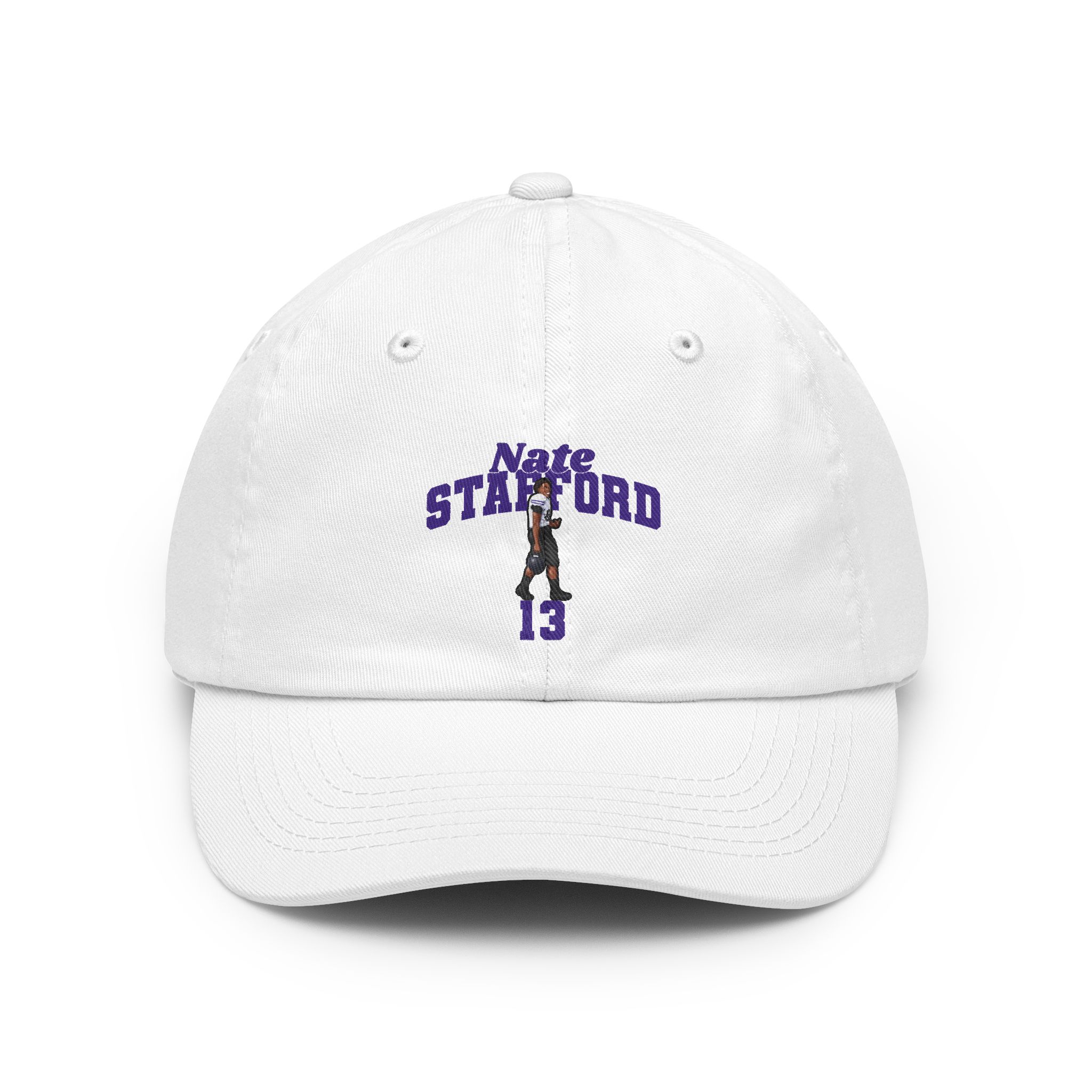 Classic Cap — character_signature_arch in White