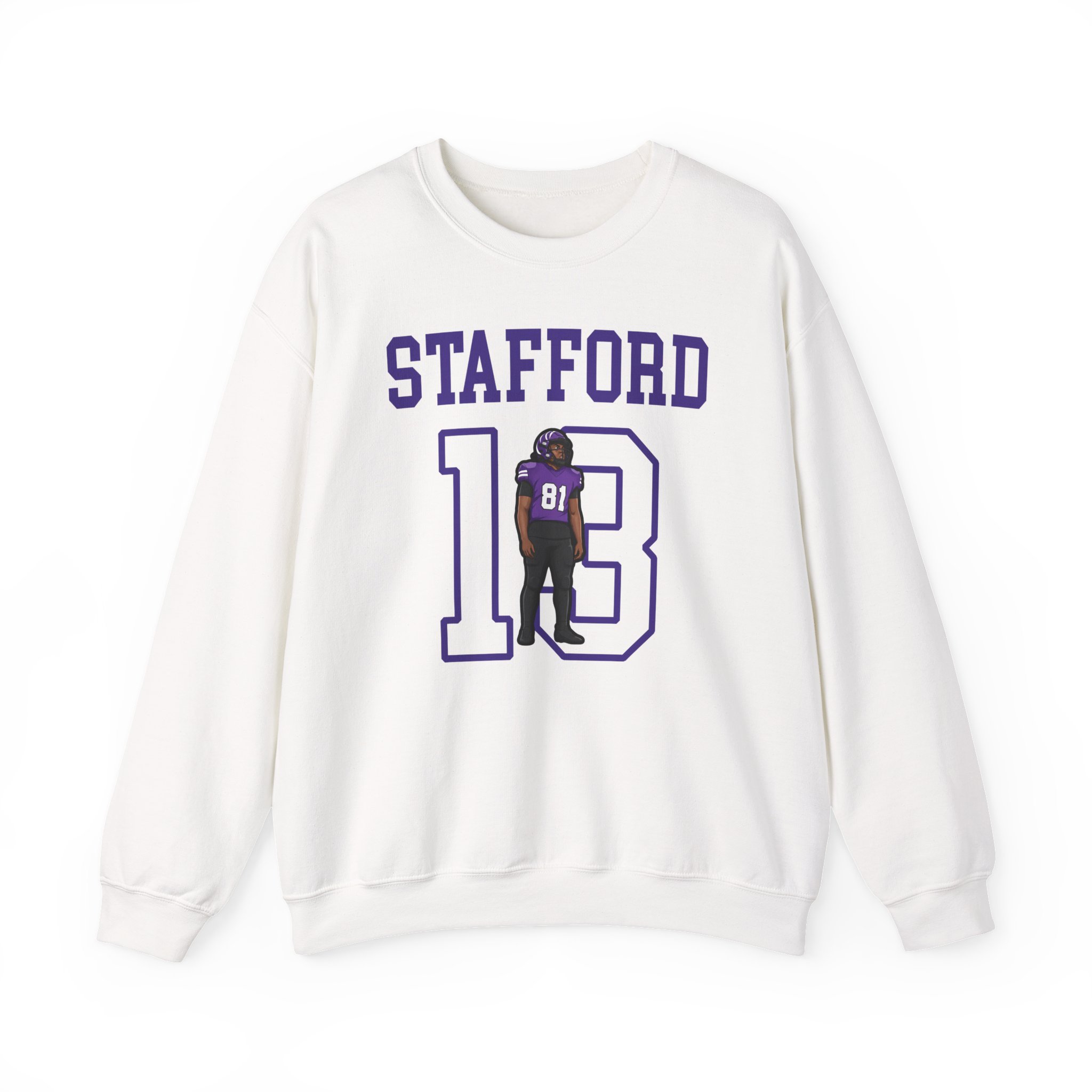 Crewneck Sweatshirt — character_shirsey in White