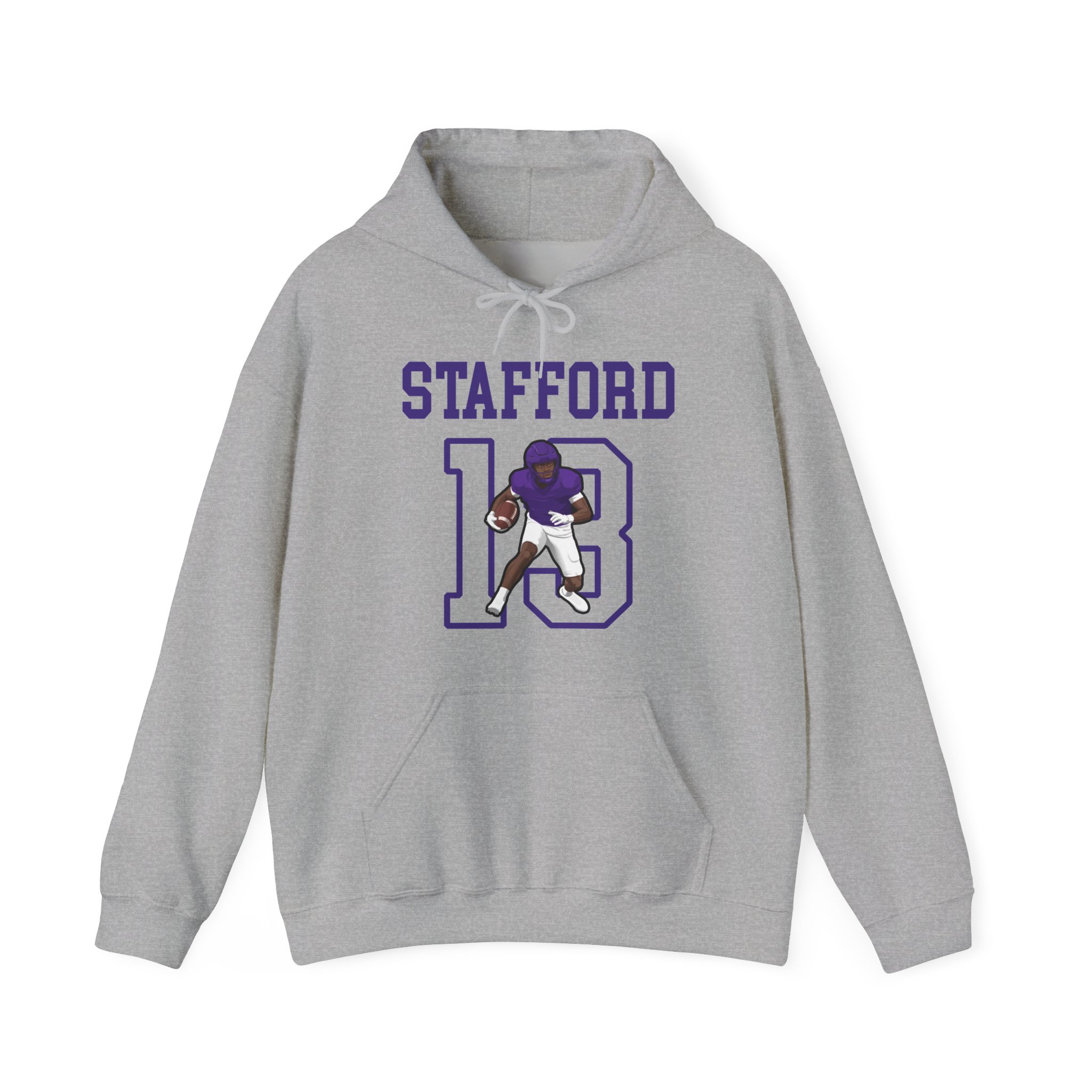 Hoodie — character_shirsey in Grey