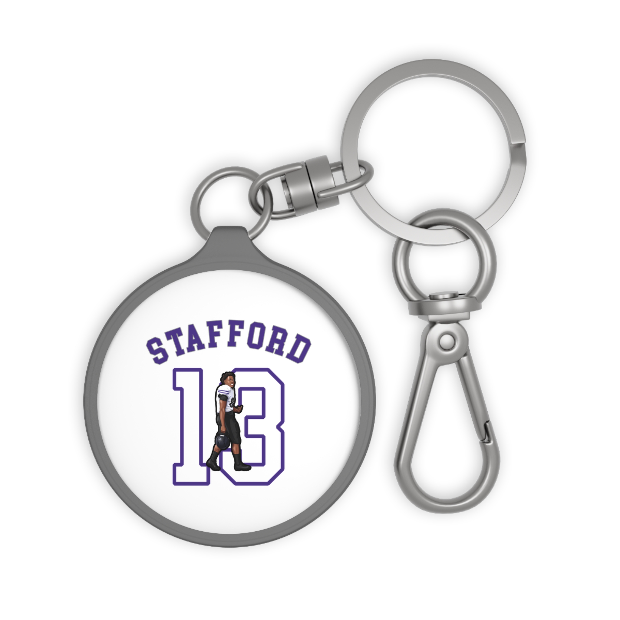 Keychain — character_shirsey_arch in Grey