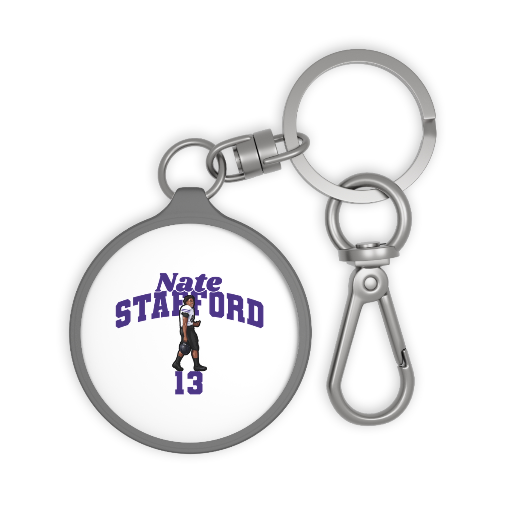 Keychain — character_signature_arch in Grey