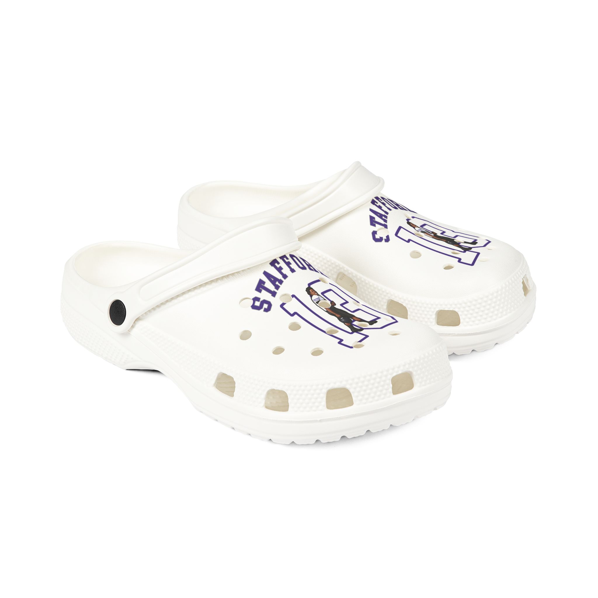 Rubber Clogs — character_shirsey_arch in White
