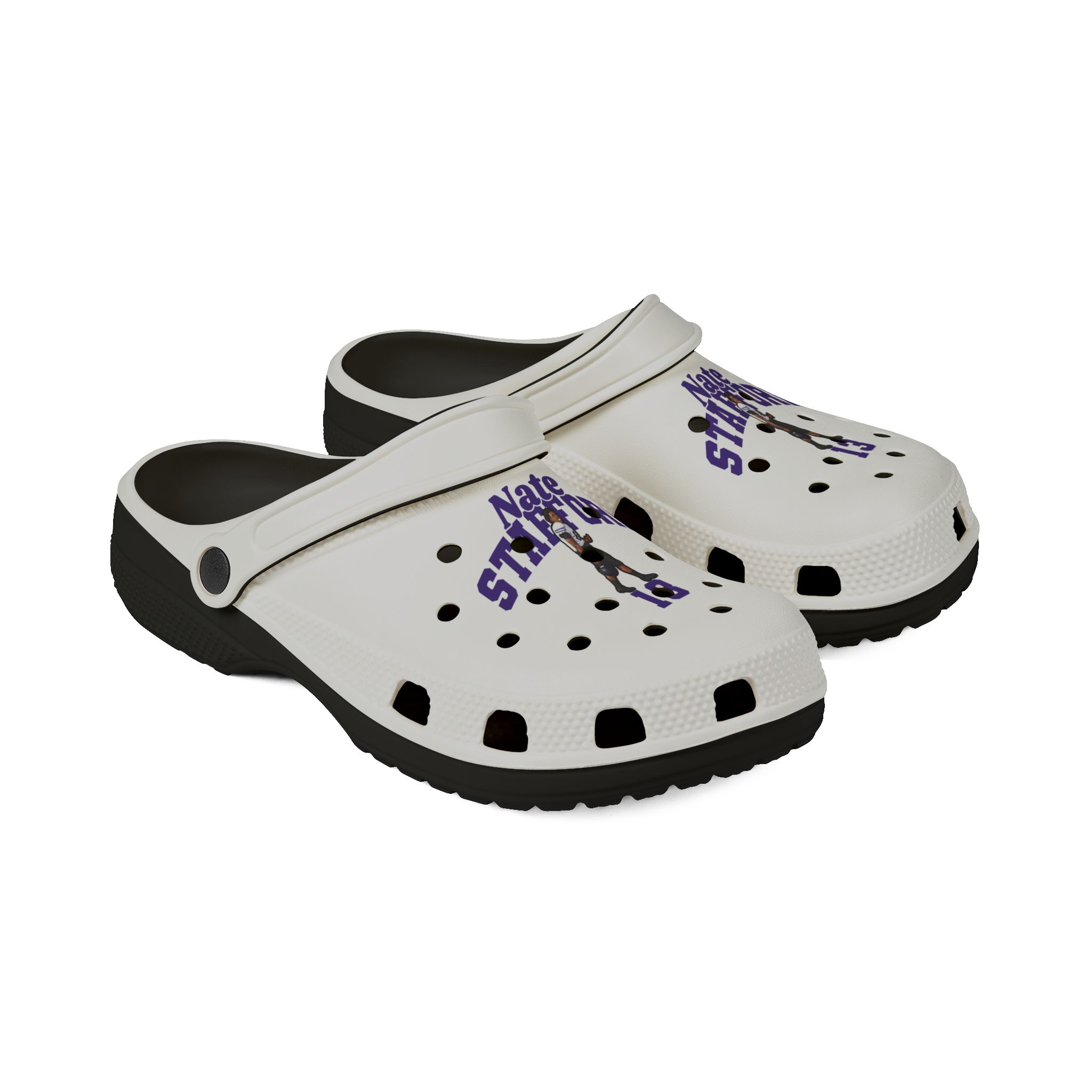Rubber Clogs — character_signature_arch in Black
