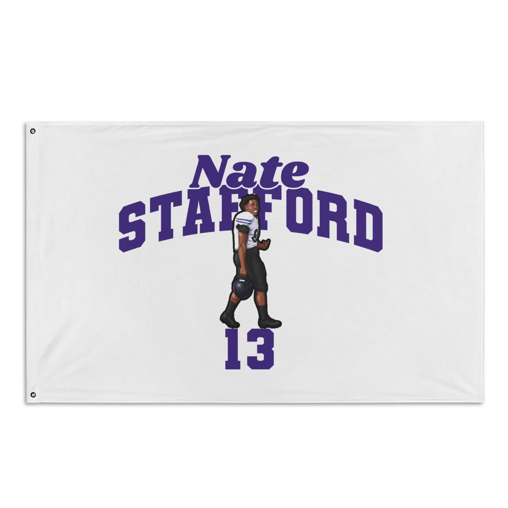 Flag (35 × 56 in) — character_signature_arch in Classic