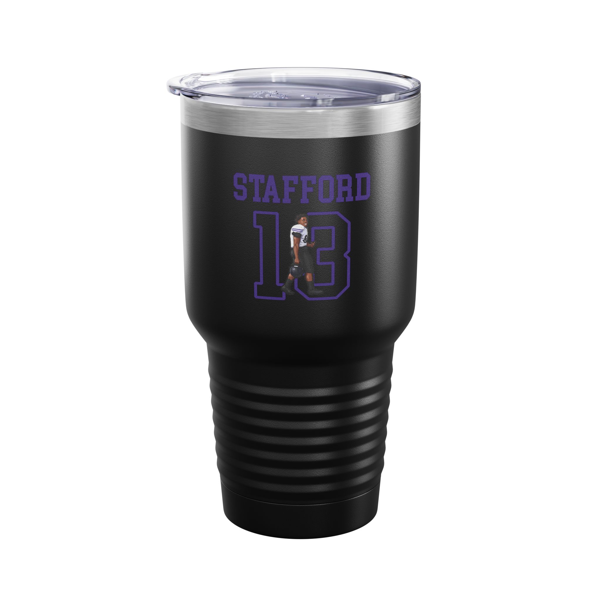 30oz Tumbler — character_shirsey in Black