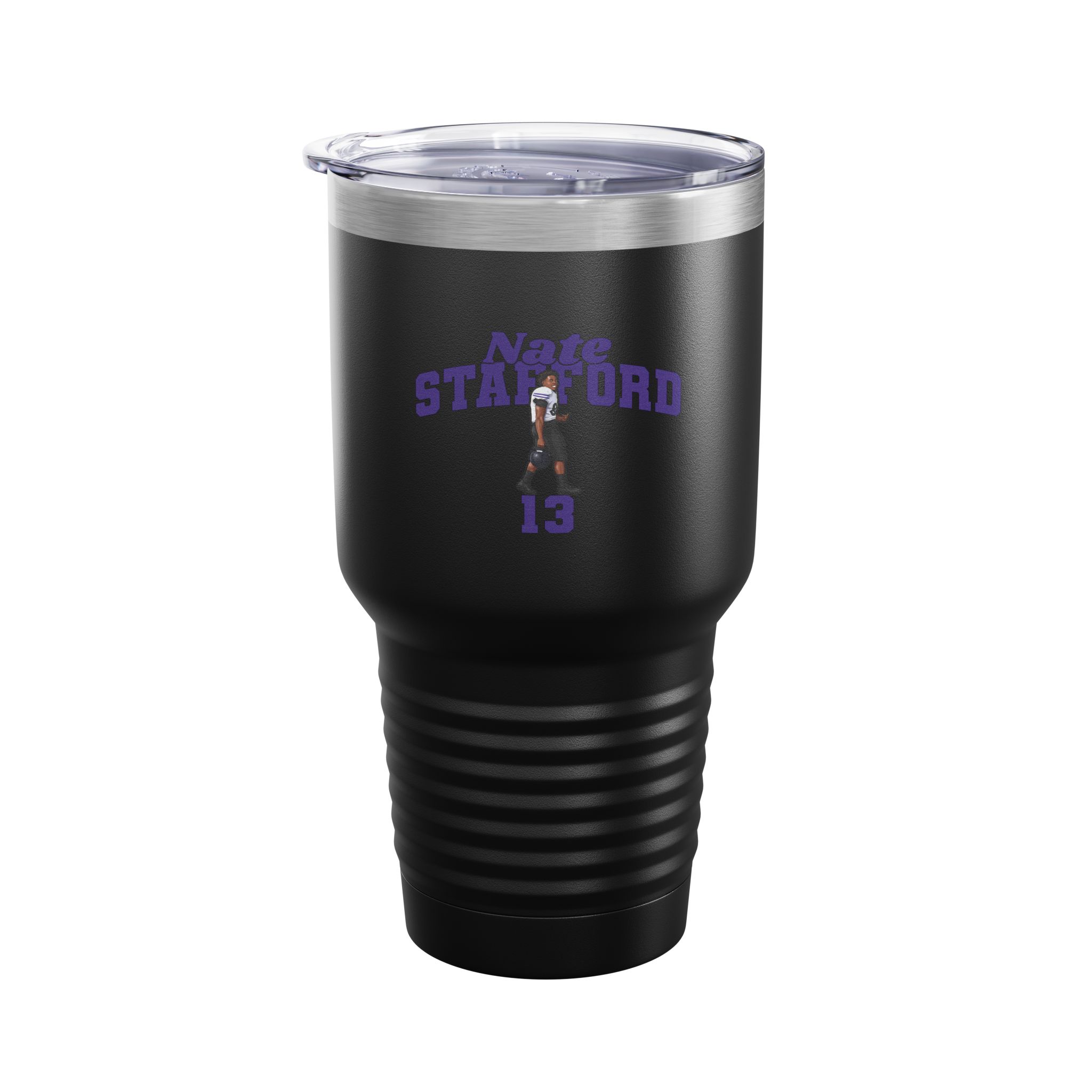 30oz Tumbler — character_signature_arch in Black