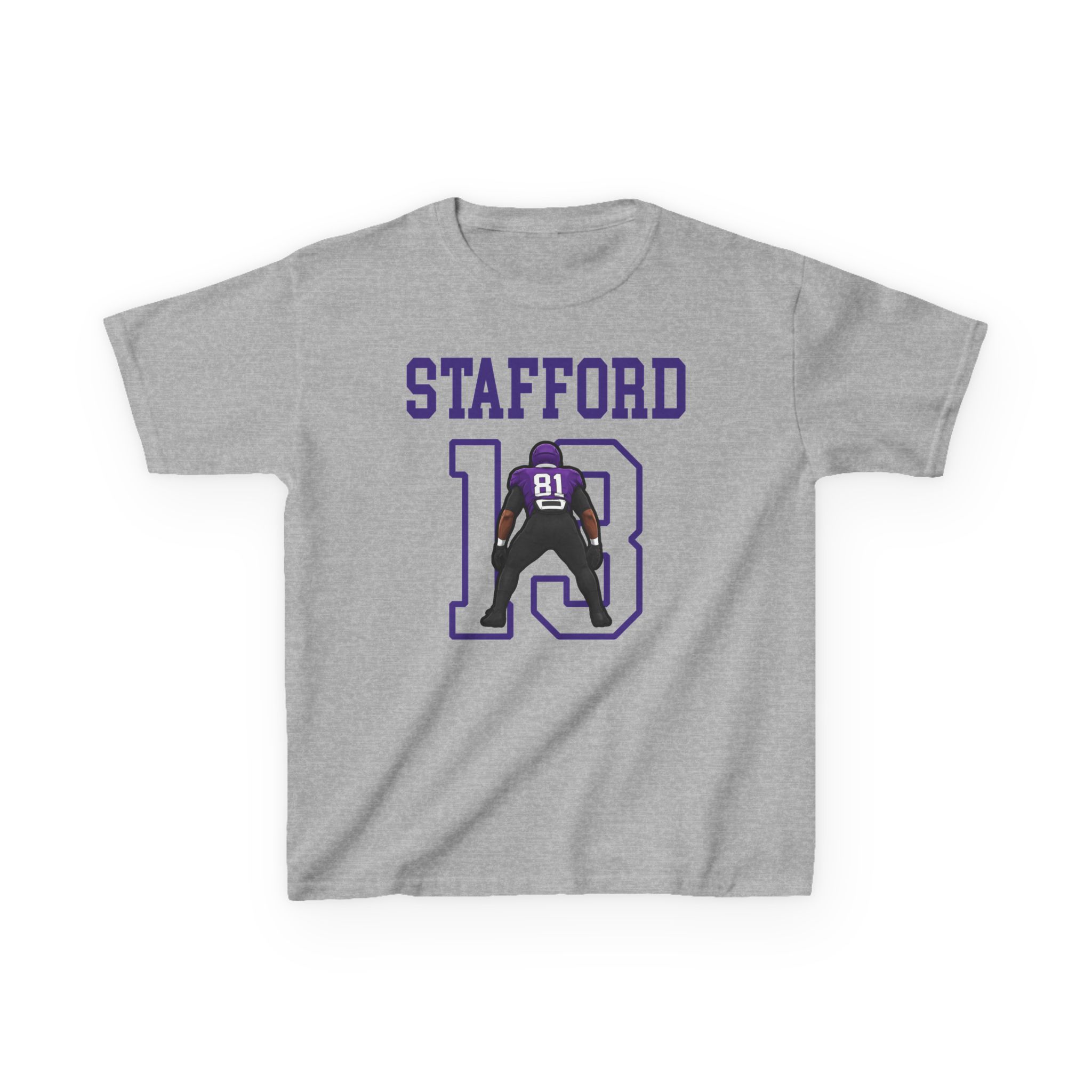 Youth Tee — character_shirsey in Grey