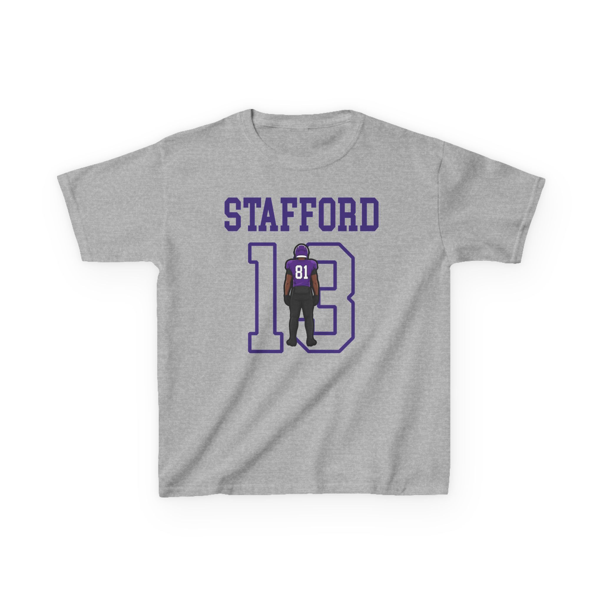 Youth Tee — character_shirsey in Grey