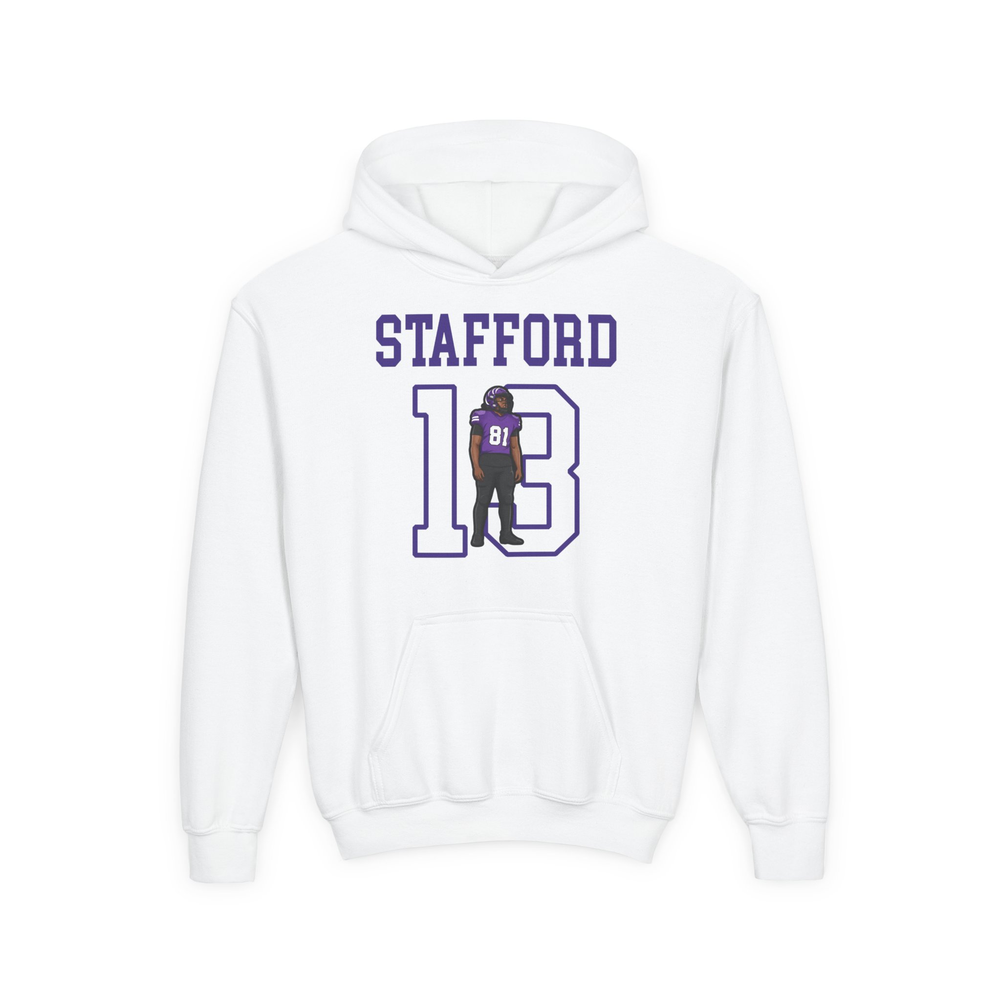 Youth Hoodie — character_shirsey in White