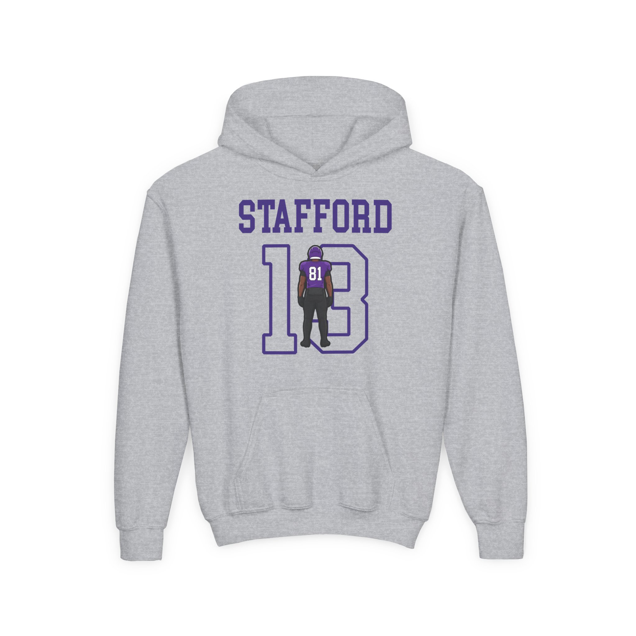 Youth Hoodie — character_shirsey in Grey