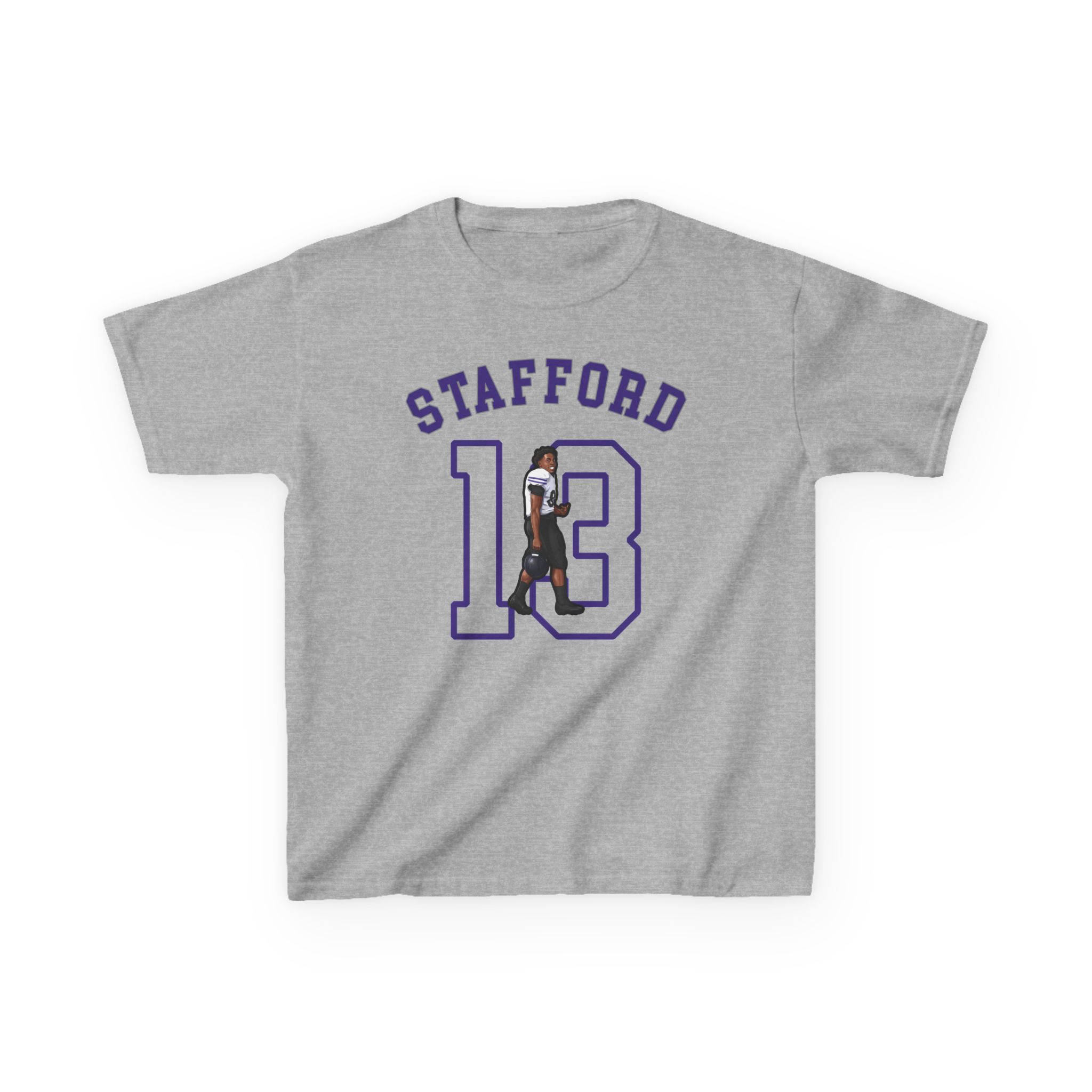 Youth Tee — character_shirsey_arch in Grey