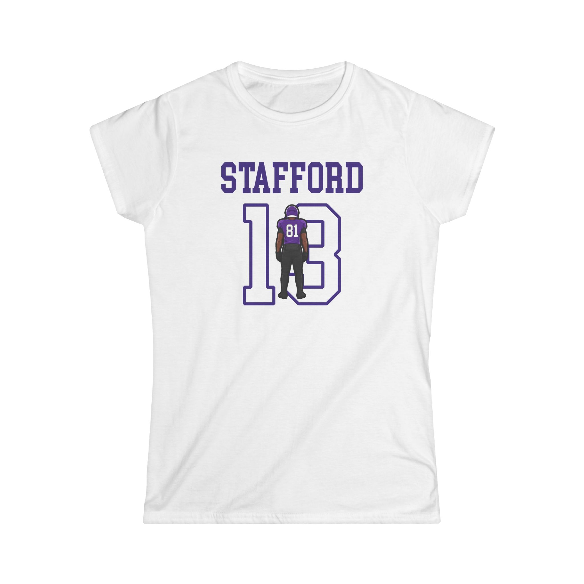 Women's Softstyle Tee — character_shirsey in White