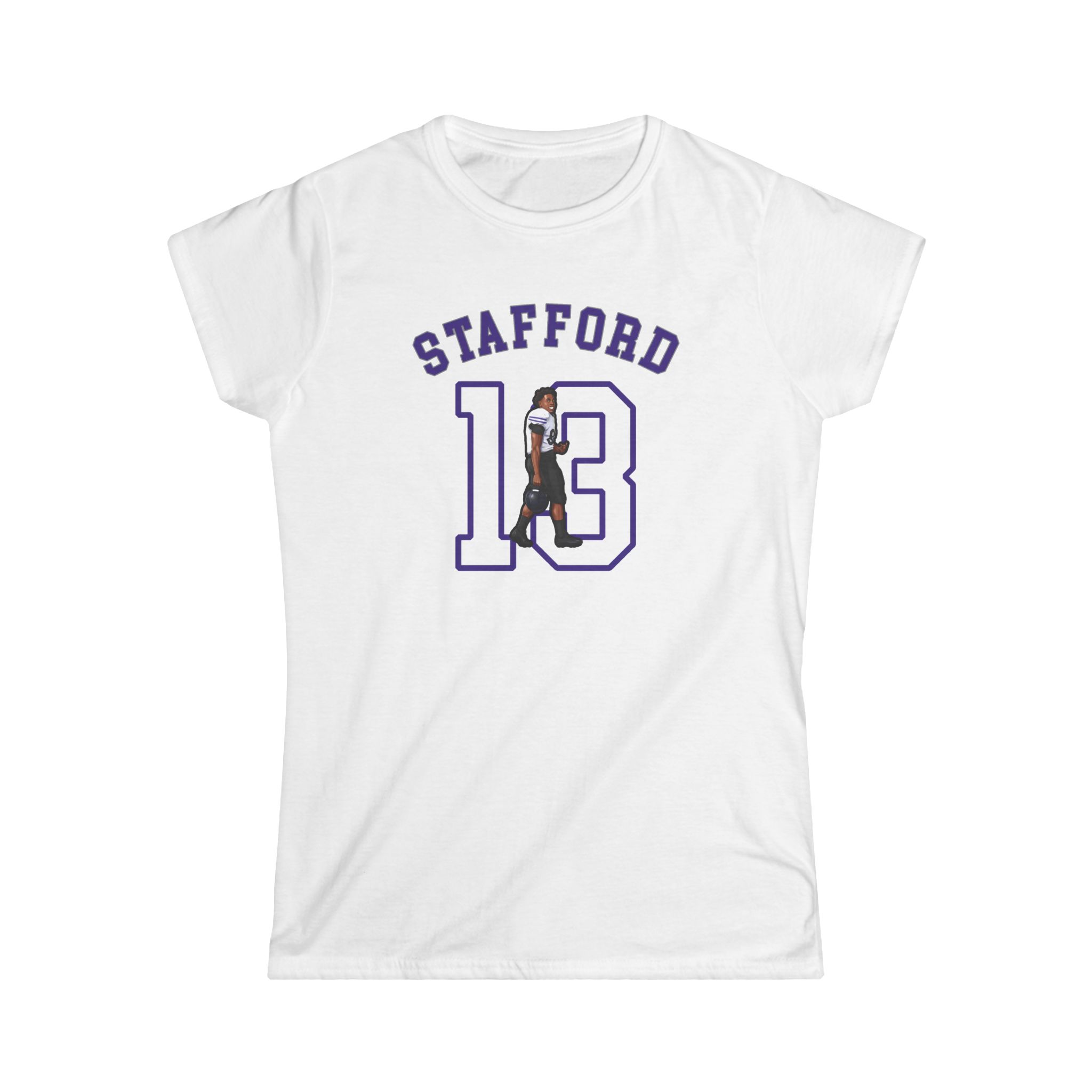 Women's Softstyle Tee — character_shirsey_arch in White