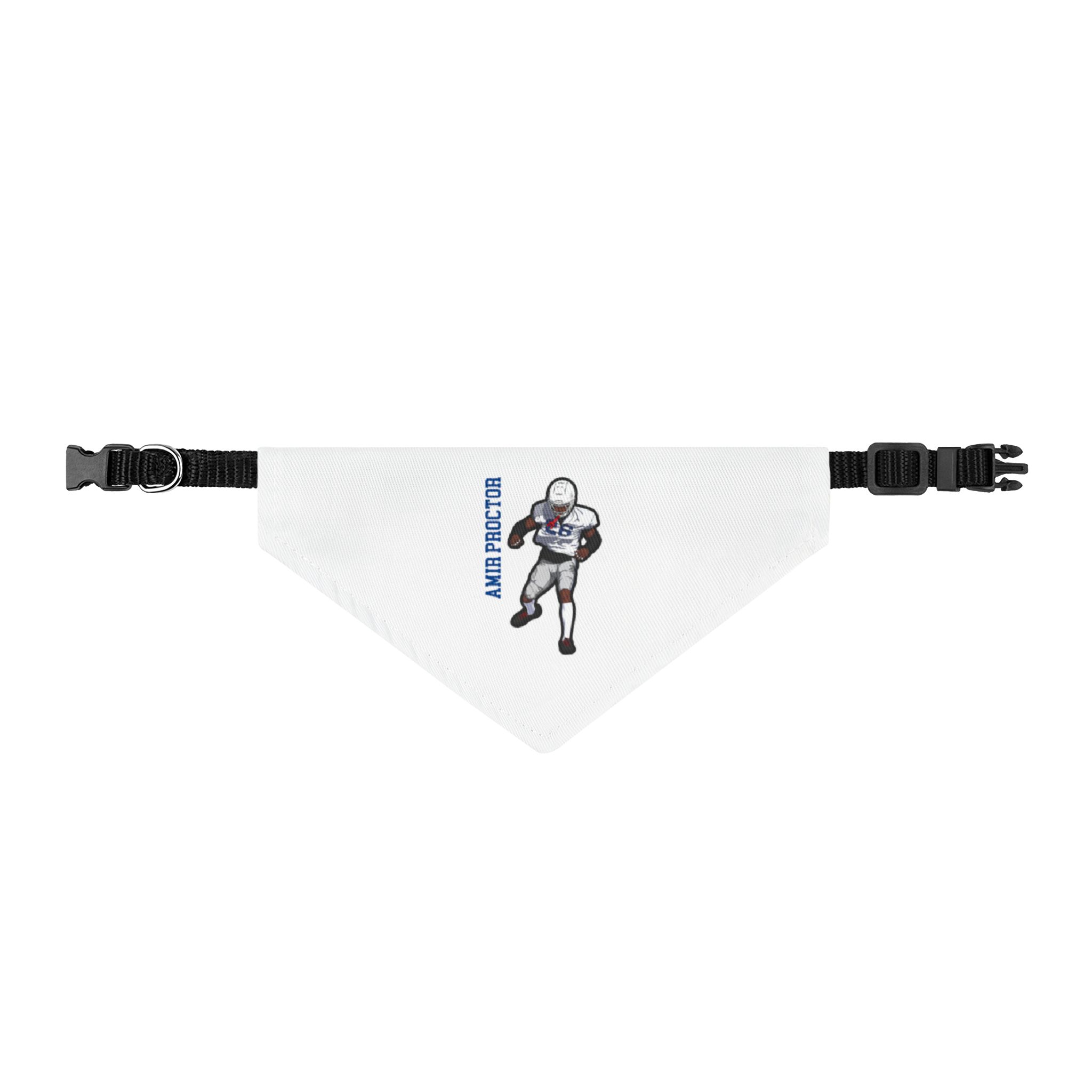 Clip-on Pet Bandana — character_name_vertical in Classic