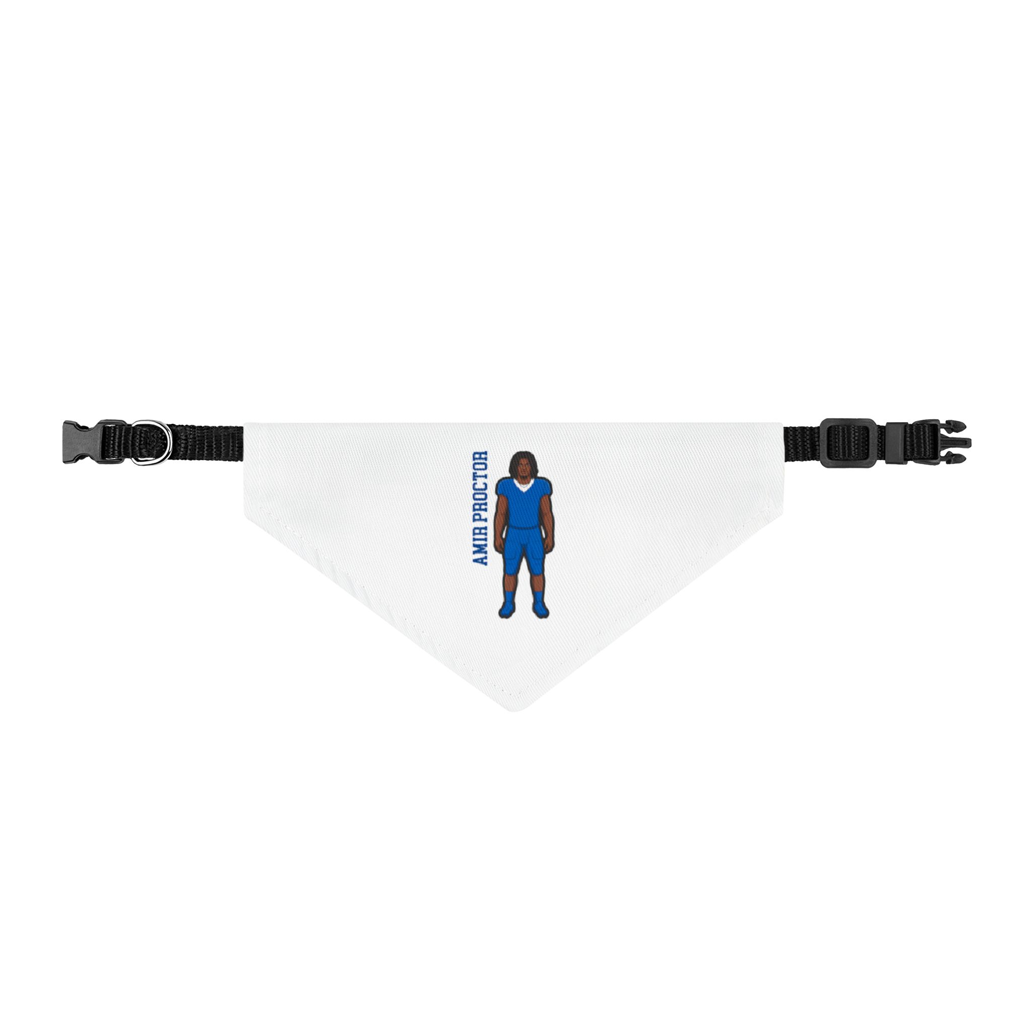 Clip-on Pet Bandana — character_name_vertical in Classic
