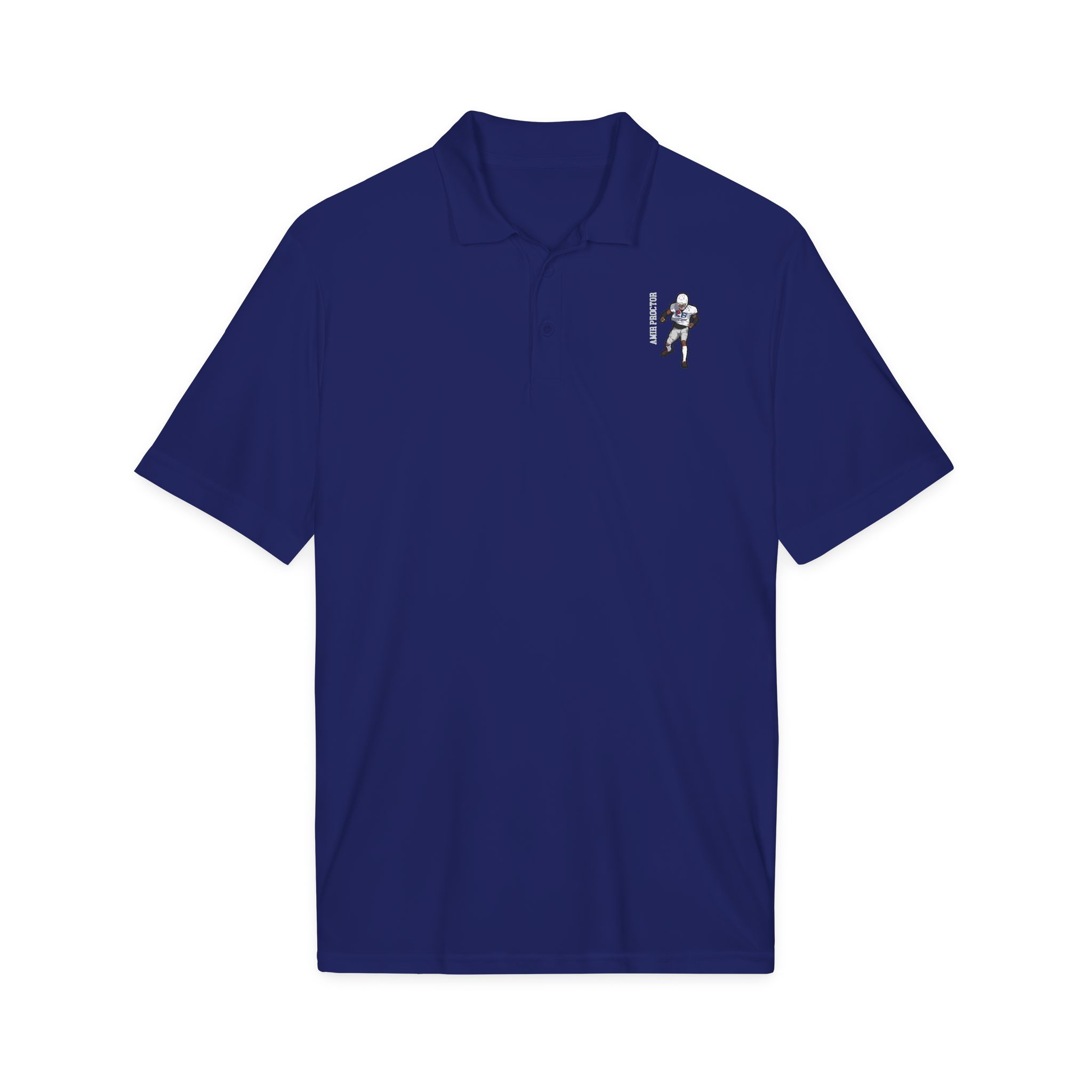 Performance Polo — character_name_vertical in Royal