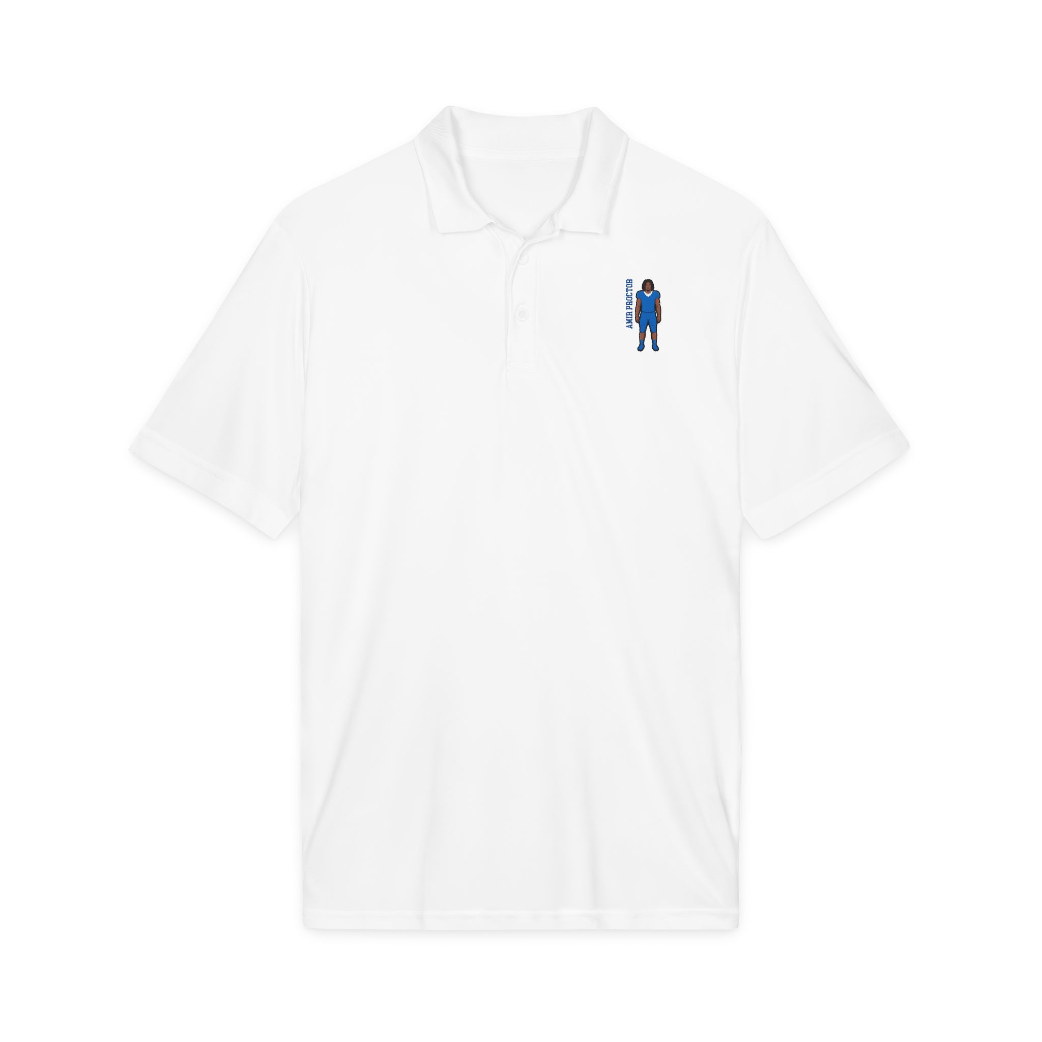 Performance Polo — character_name_vertical in White