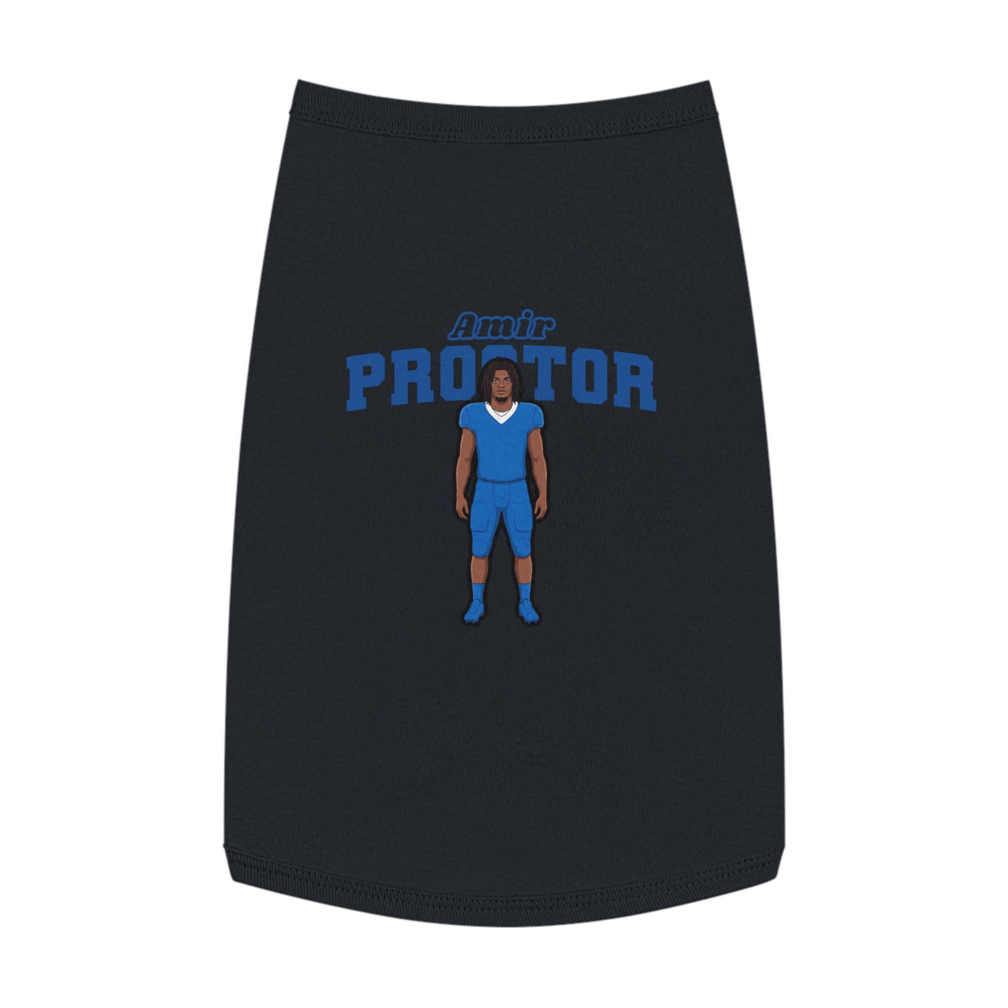 Pet Tank Top — character_name_arch in White