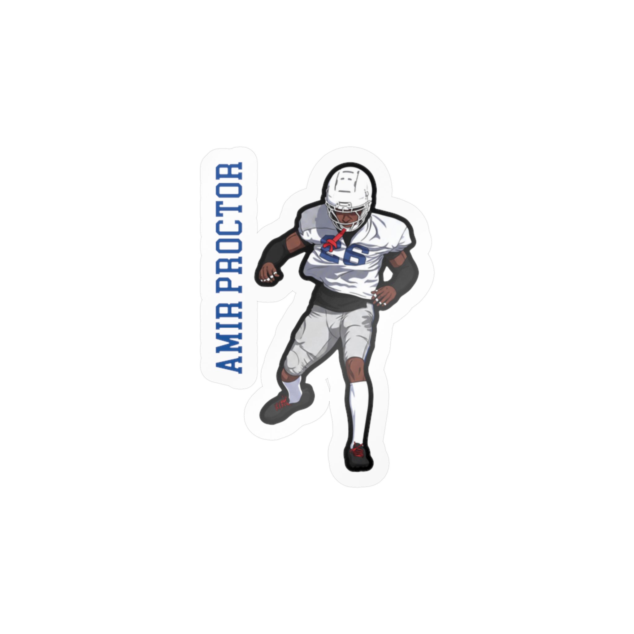 Vinyl Sticker — character_name_vertical in Classic