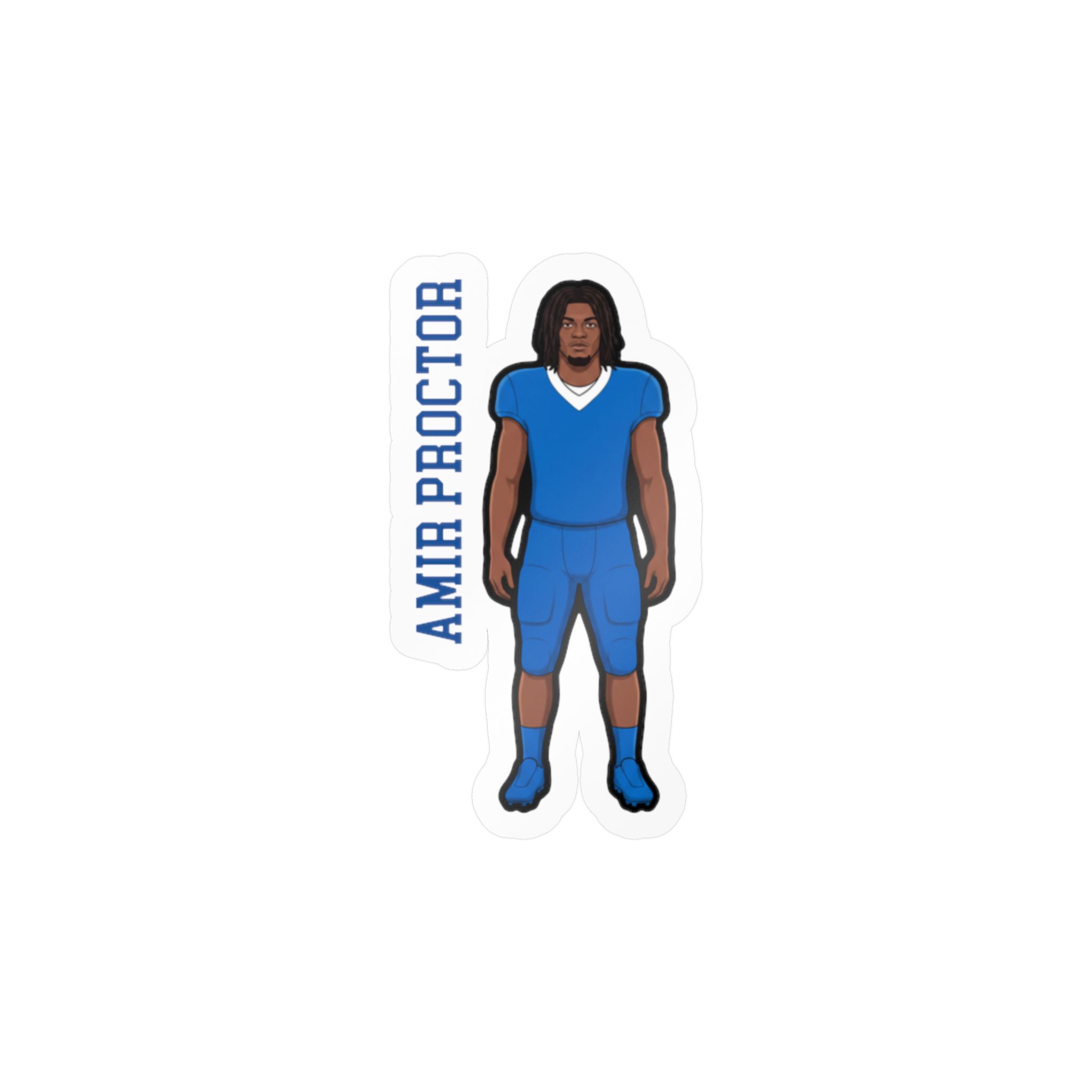 Vinyl Sticker — character_name_vertical in Classic