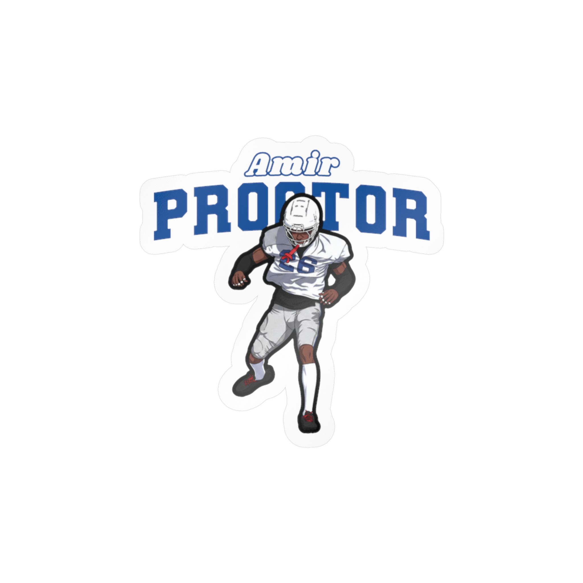 Vinyl Sticker — character_name_arch in Classic