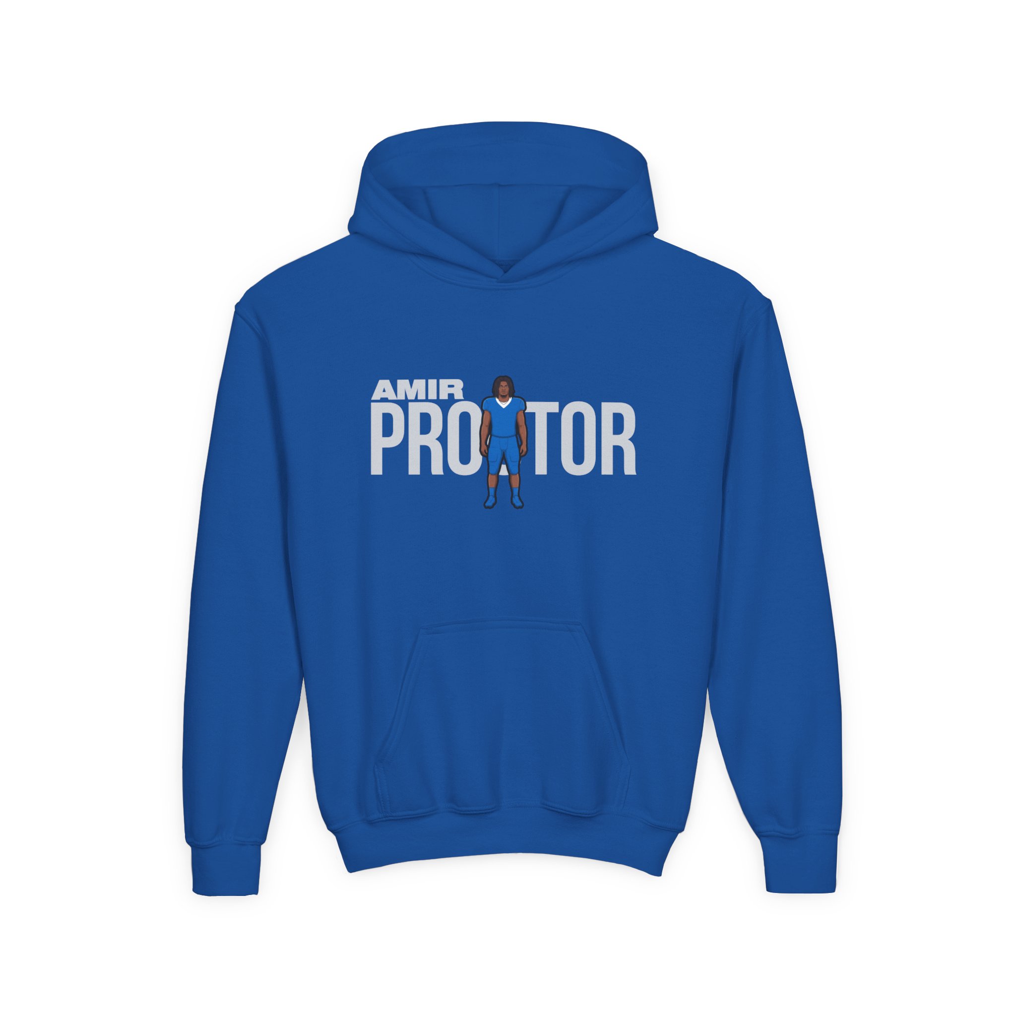Youth Hoodie — character_player_name in Royal