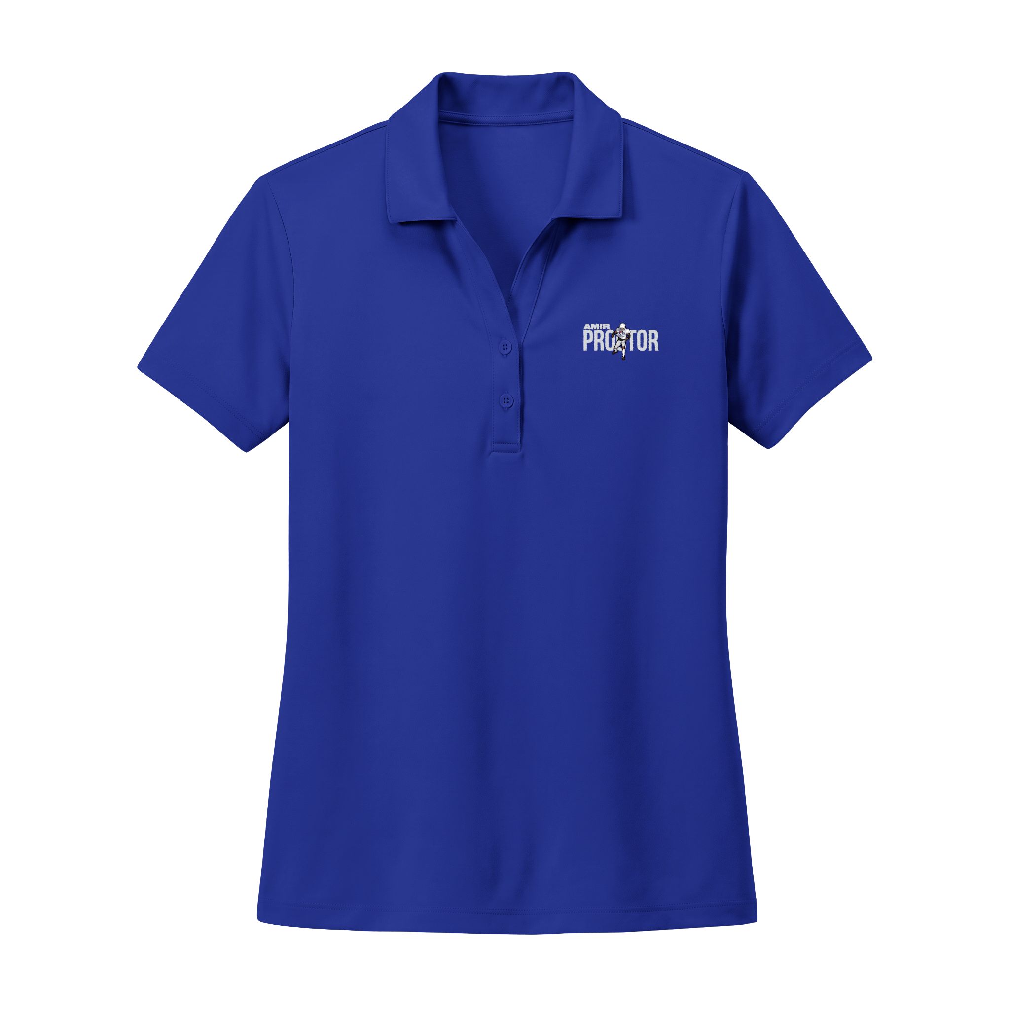 Women's Performance Polo — character_player_name in Royal