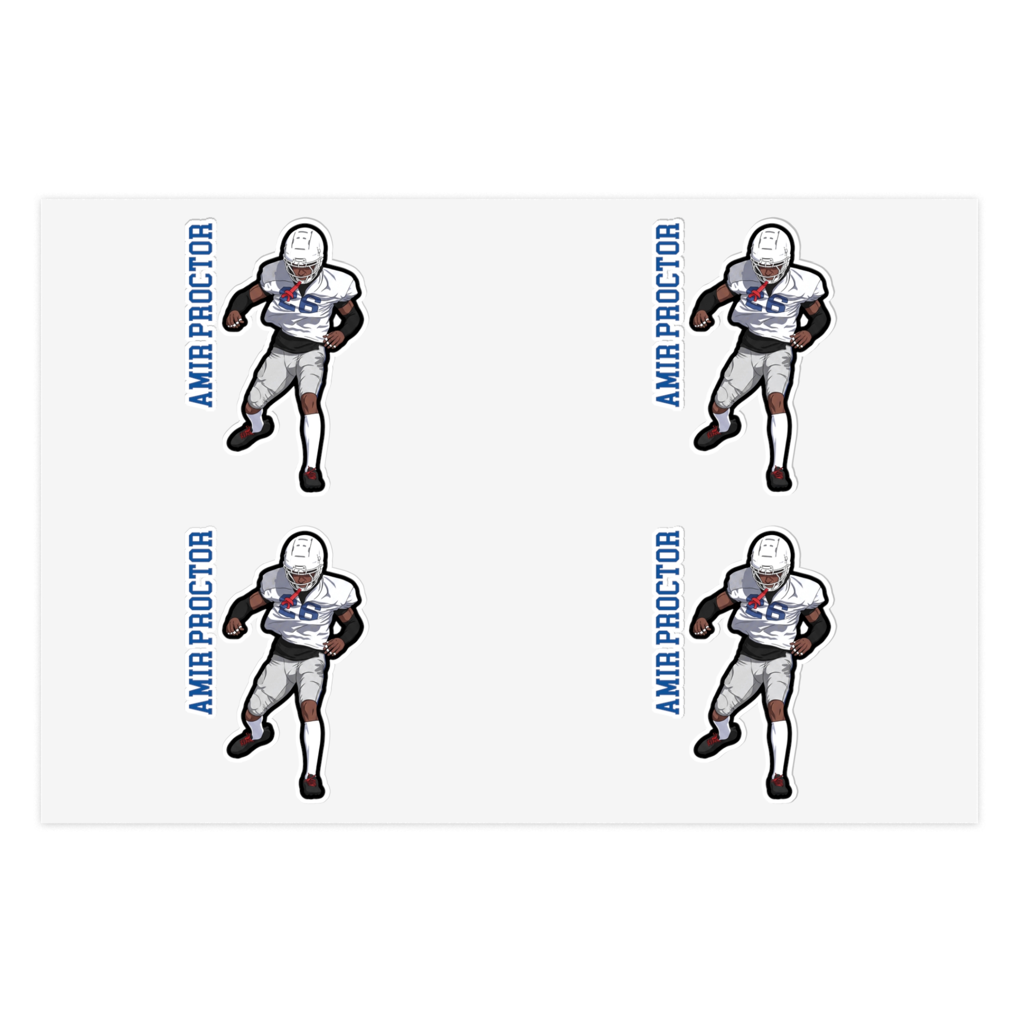 Sticker Sheet — character_name_vertical in Classic
