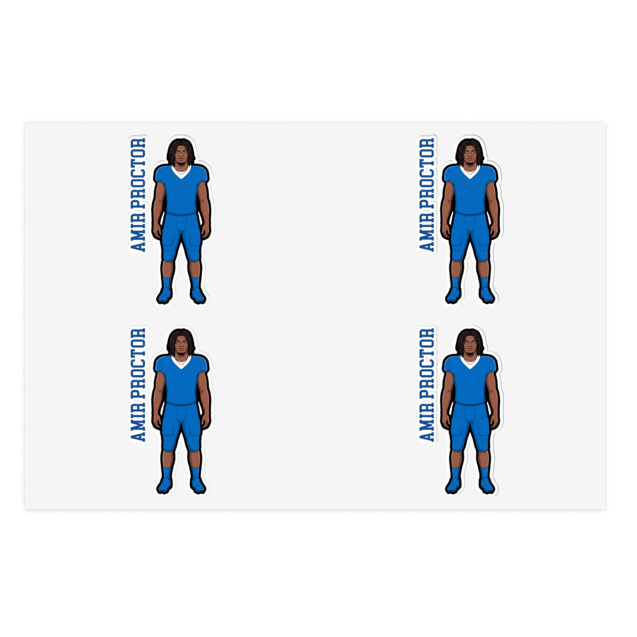 Sticker Sheet — character_name_vertical in Classic