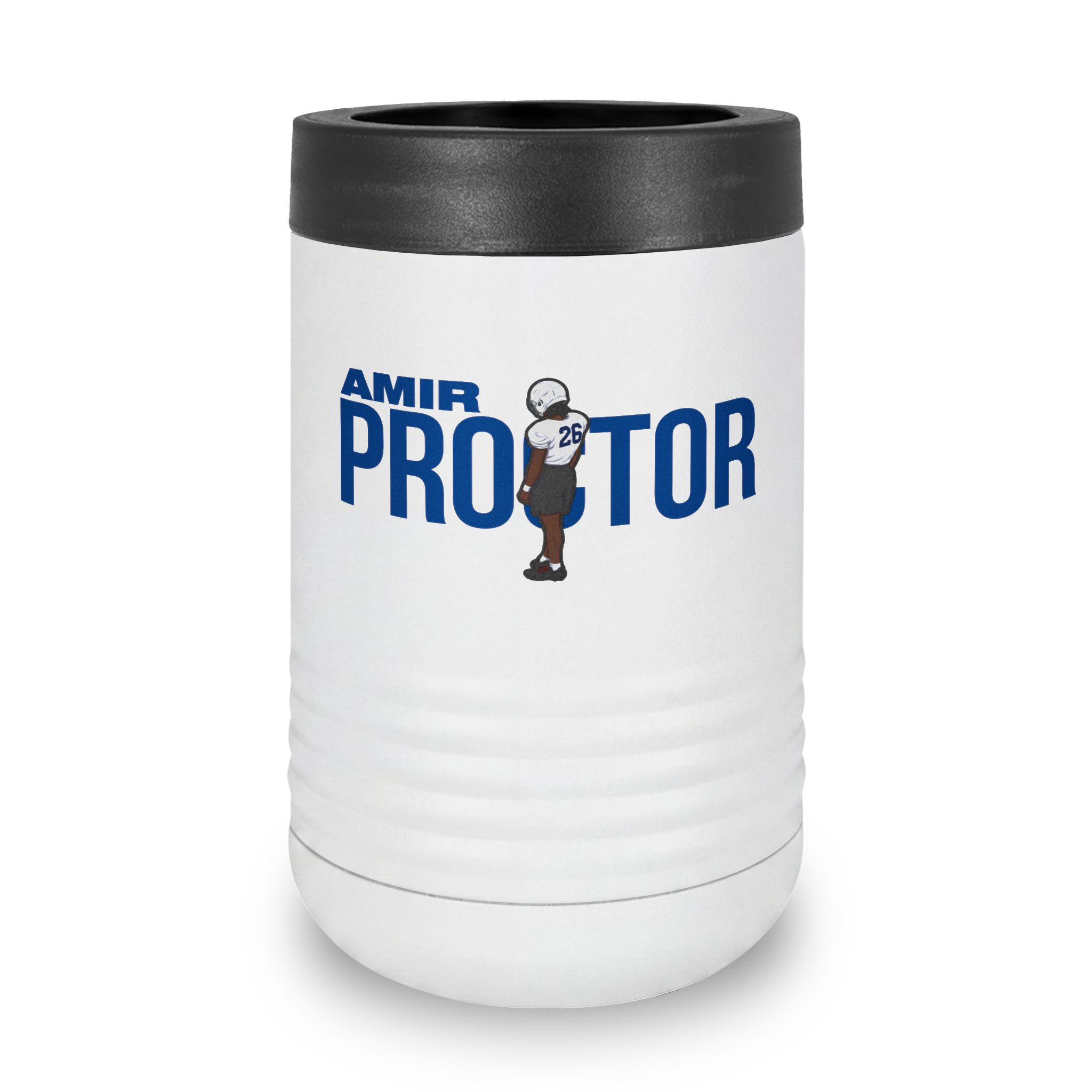 Stainless Can Cooler — character_player_name in White