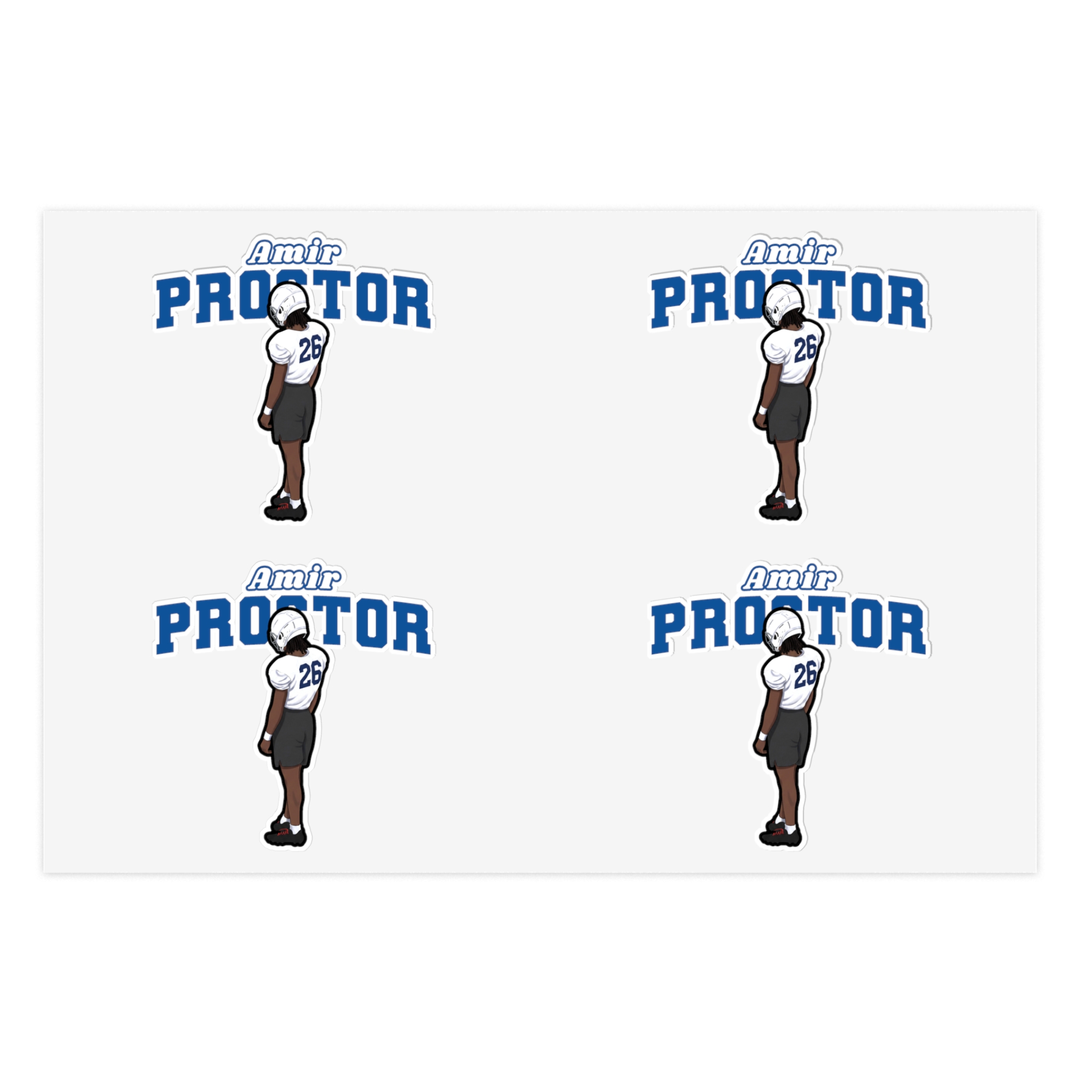 Sticker Sheet — character_name_arch in Classic