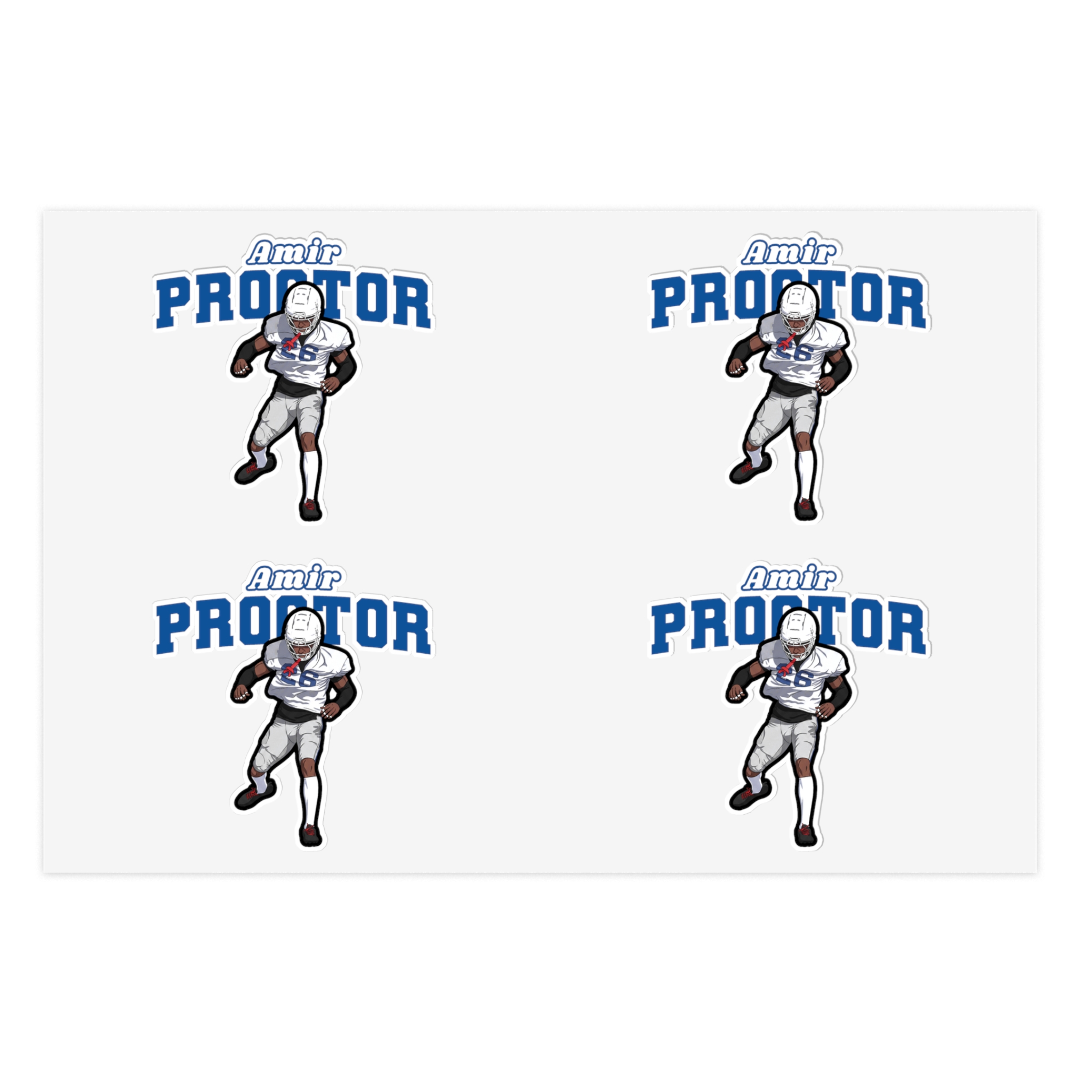 Sticker Sheet — character_name_arch in Classic